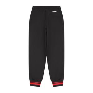 Pro Standard Big Boys' NBA Atlanta Hawks Retro Classic Rib Fleece Sweatpants -Black/Red