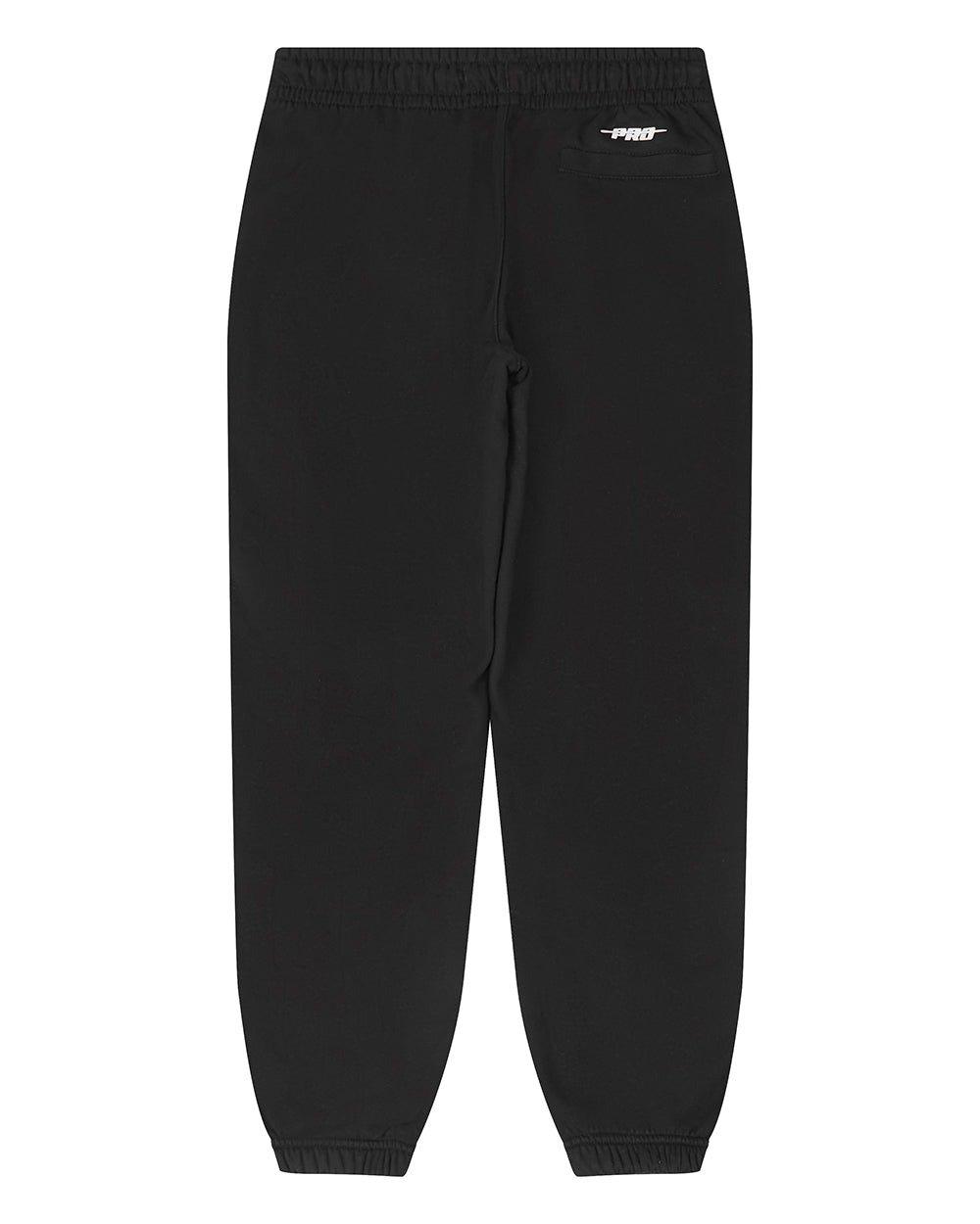 Pro Standard Big Boys' Chicago Bulls Classic Fleece Sweatpants - Black - BLACK Thumbnail View 2