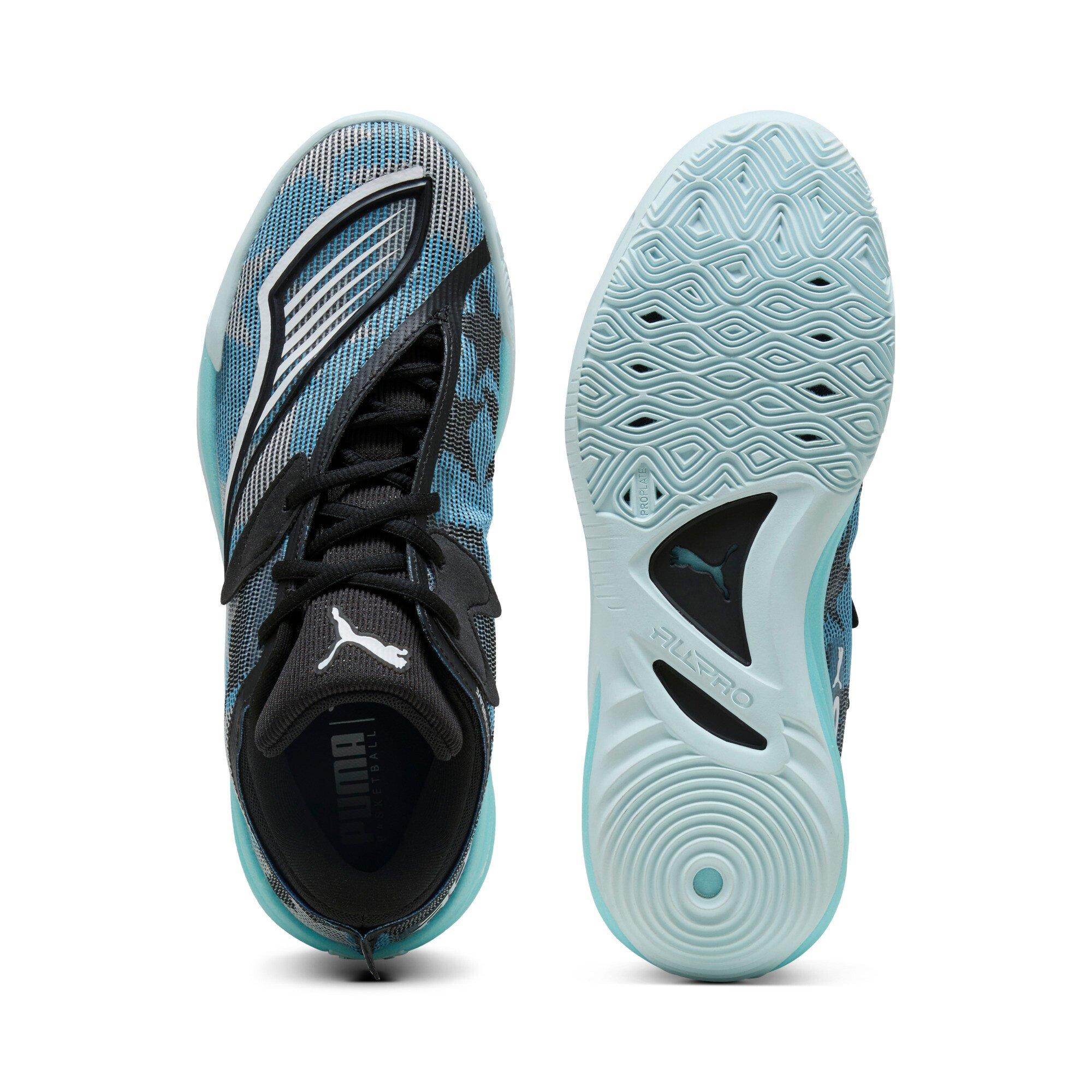 PUMA All-Pro NITRO 2 "Team Light Blue/PUMA White" Men's Basketball Shoe - BLUE/WHITE Thumbnail View 4
