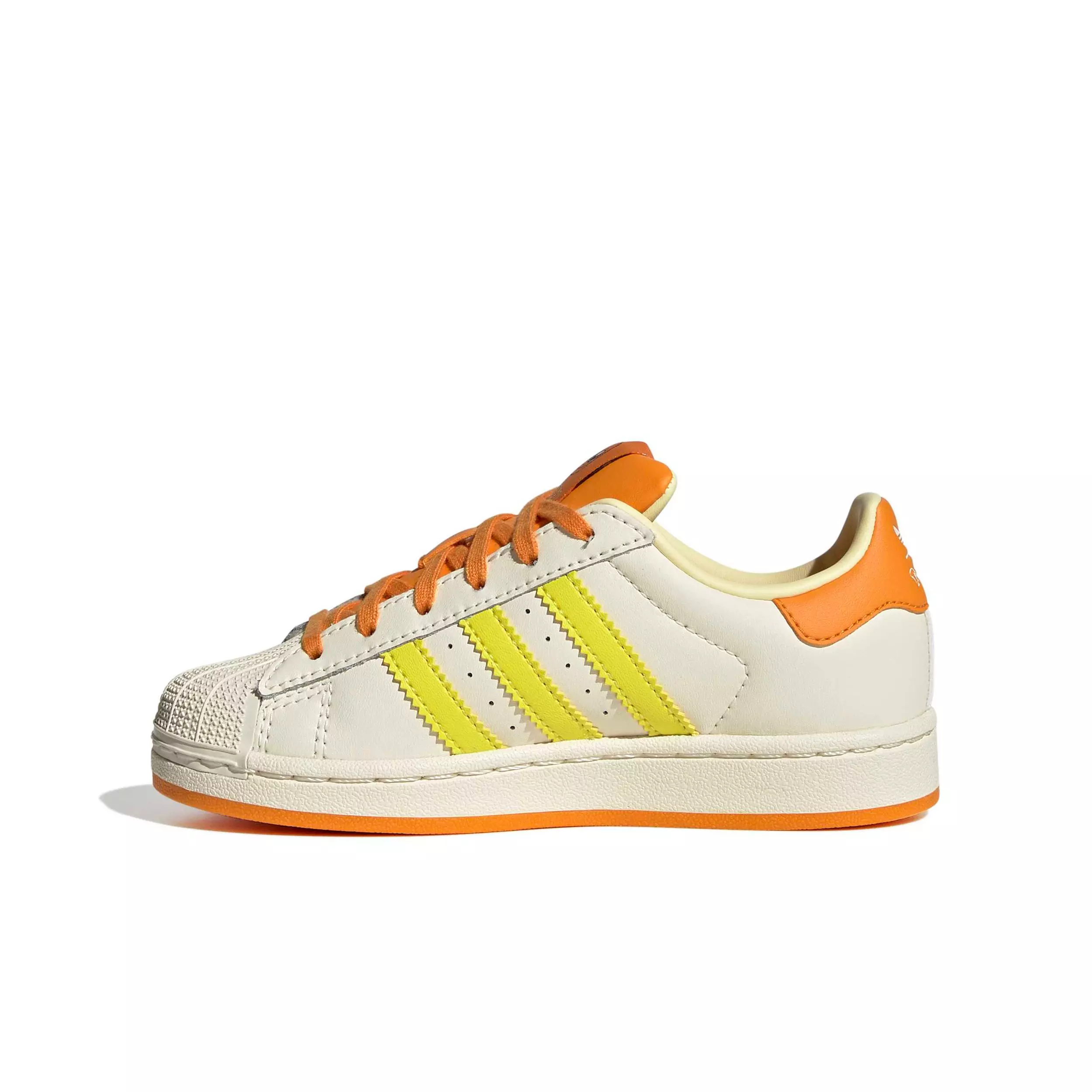 adidas Originals Pok&eacute;mon Superstar II "Charmander" Preschool Kids' Shoe - CREAM/YELLOW/ORANGE