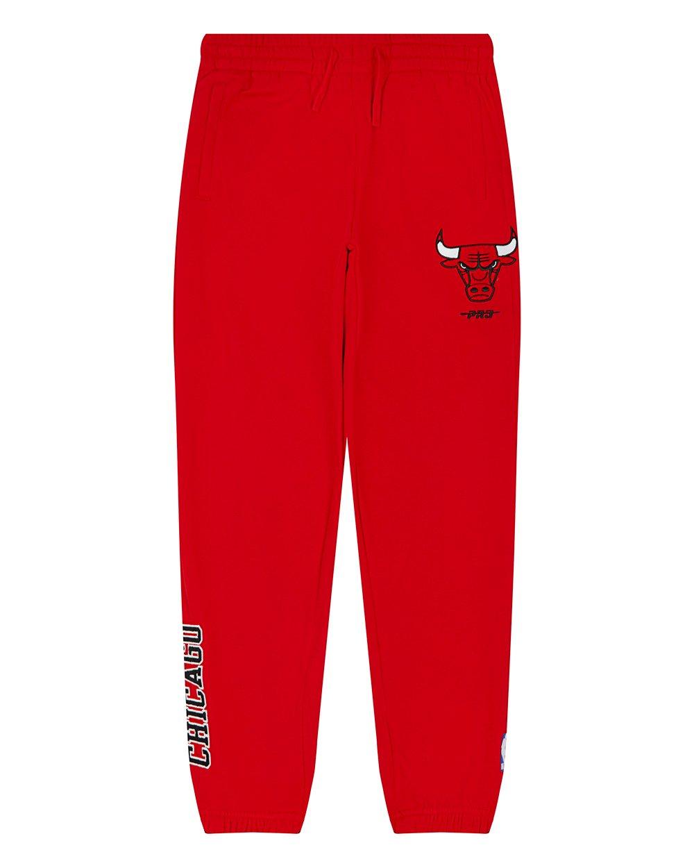 Pro Standard Big Boys' Chicago Bulls Classic Fleece Sweatpants -Red - RED Thumbnail View 1
