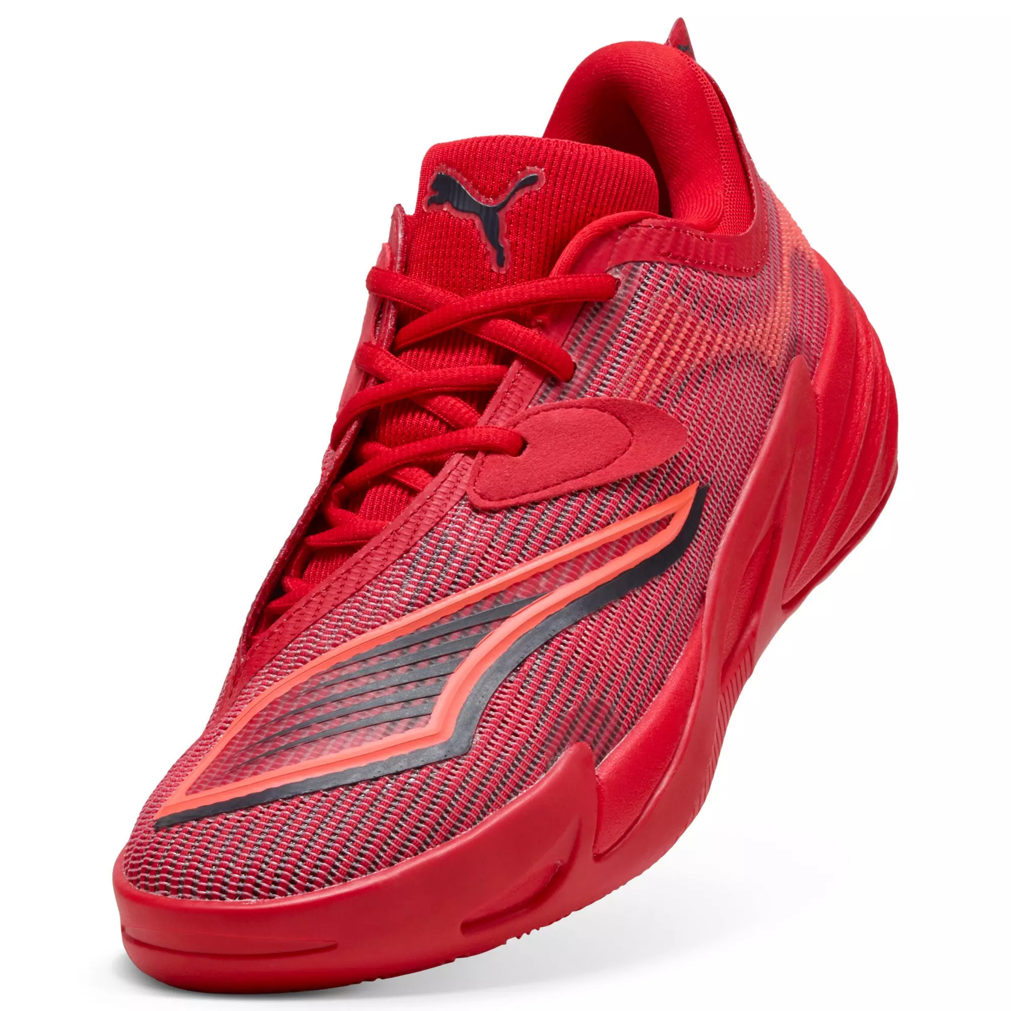 PUMA All-Pro NITRO 2 "For All Time Red/New Navy" Men's Basketball Shoe - RED/NAVY