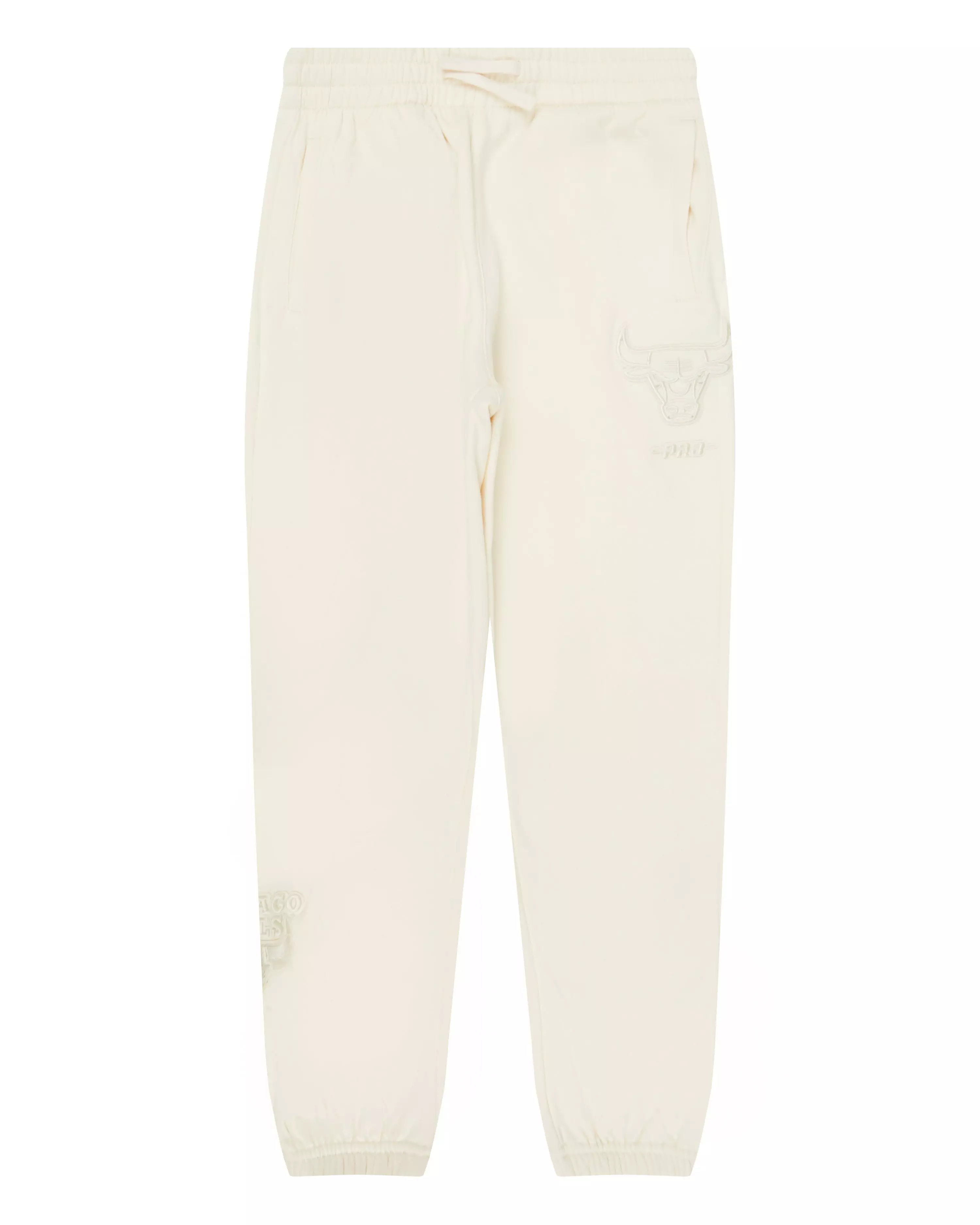 Pro Standard Big Boys' NBA Chicago Bulls Neutral Fleece Sweatpants - Cream - CREAM