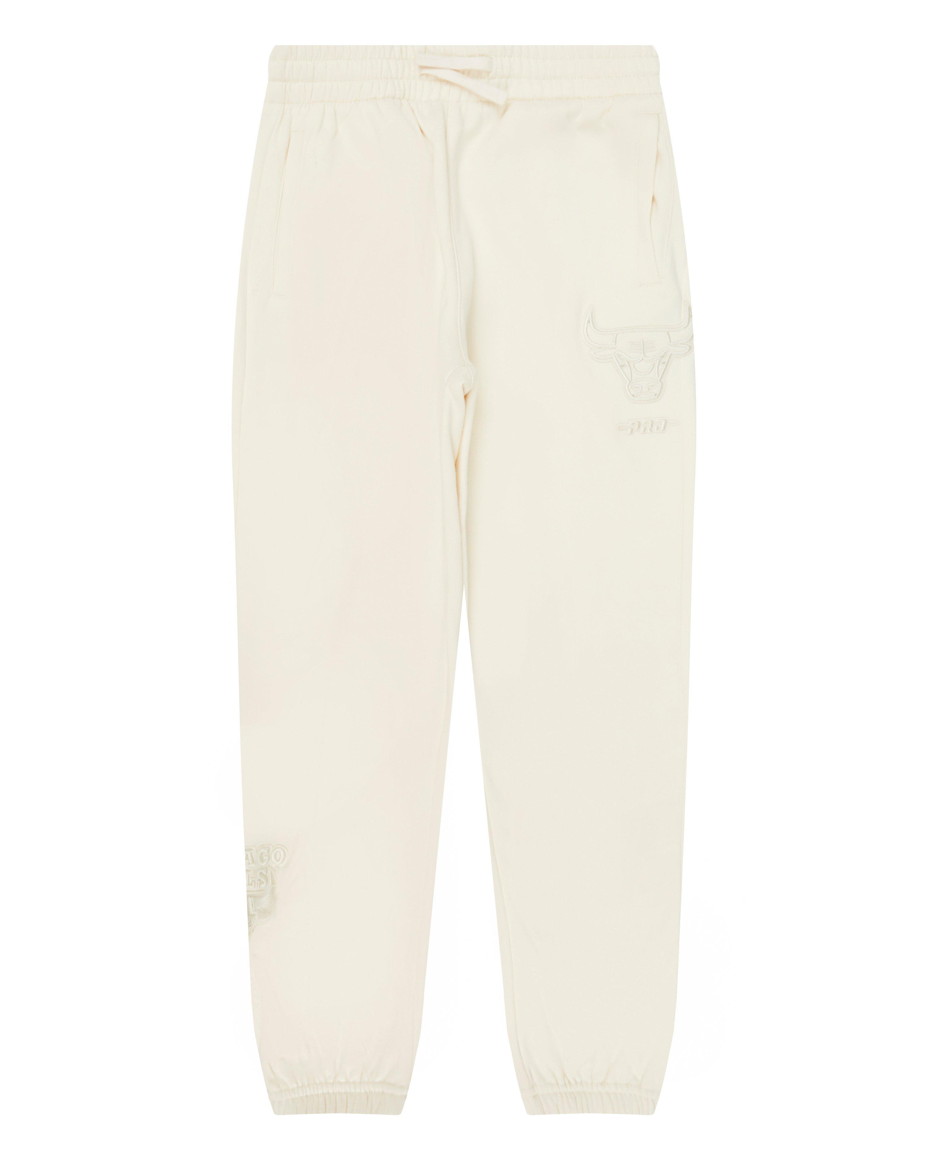 Pro Standard Big Boys' NBA Chicago Bulls Neutral Fleece Sweatpants -Cream - CREAM Thumbnail View 1