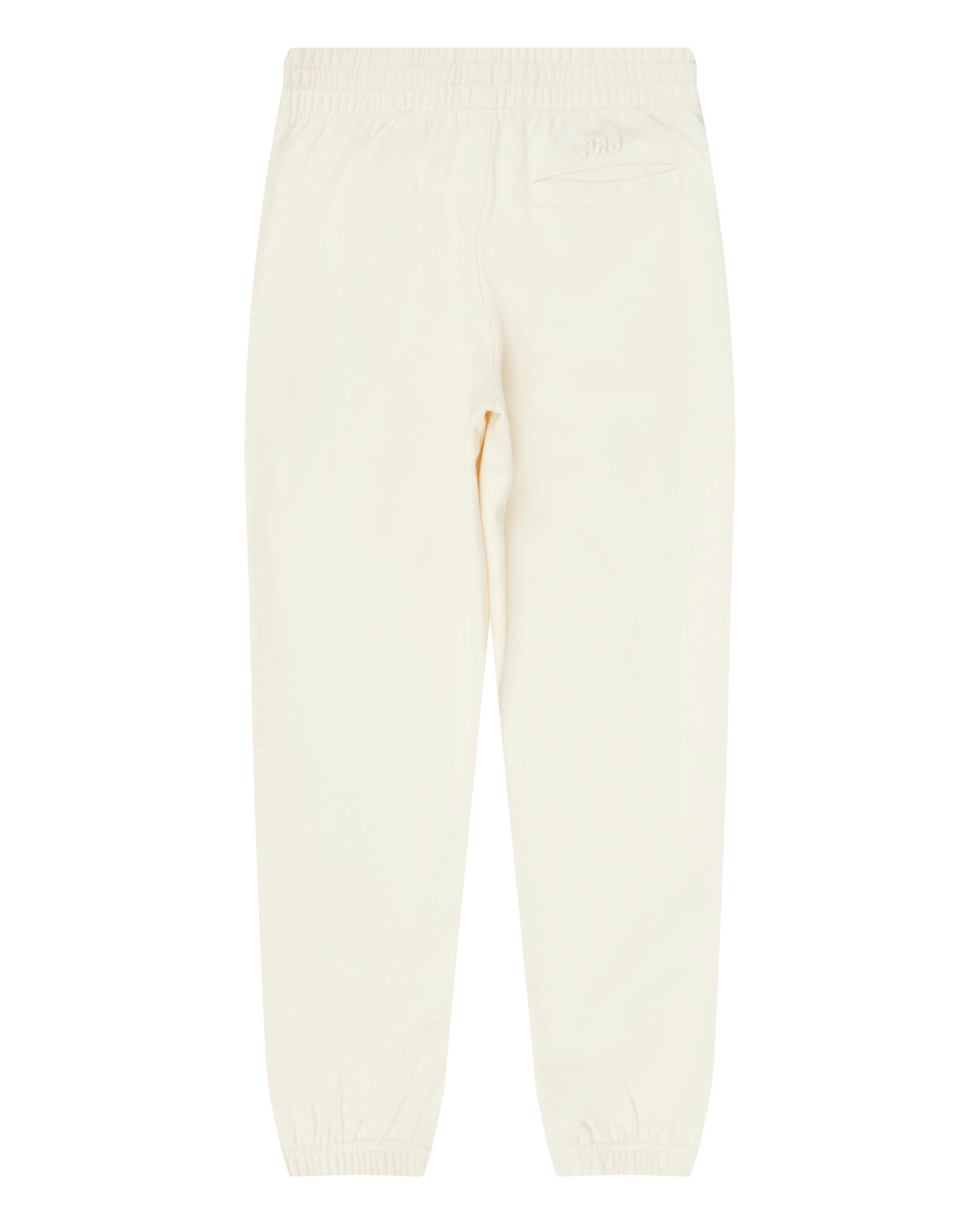 Pro Standard Big Boys' NBA Chicago Bulls Neutral Fleece Sweatpants -Cream - CREAM Thumbnail View 2