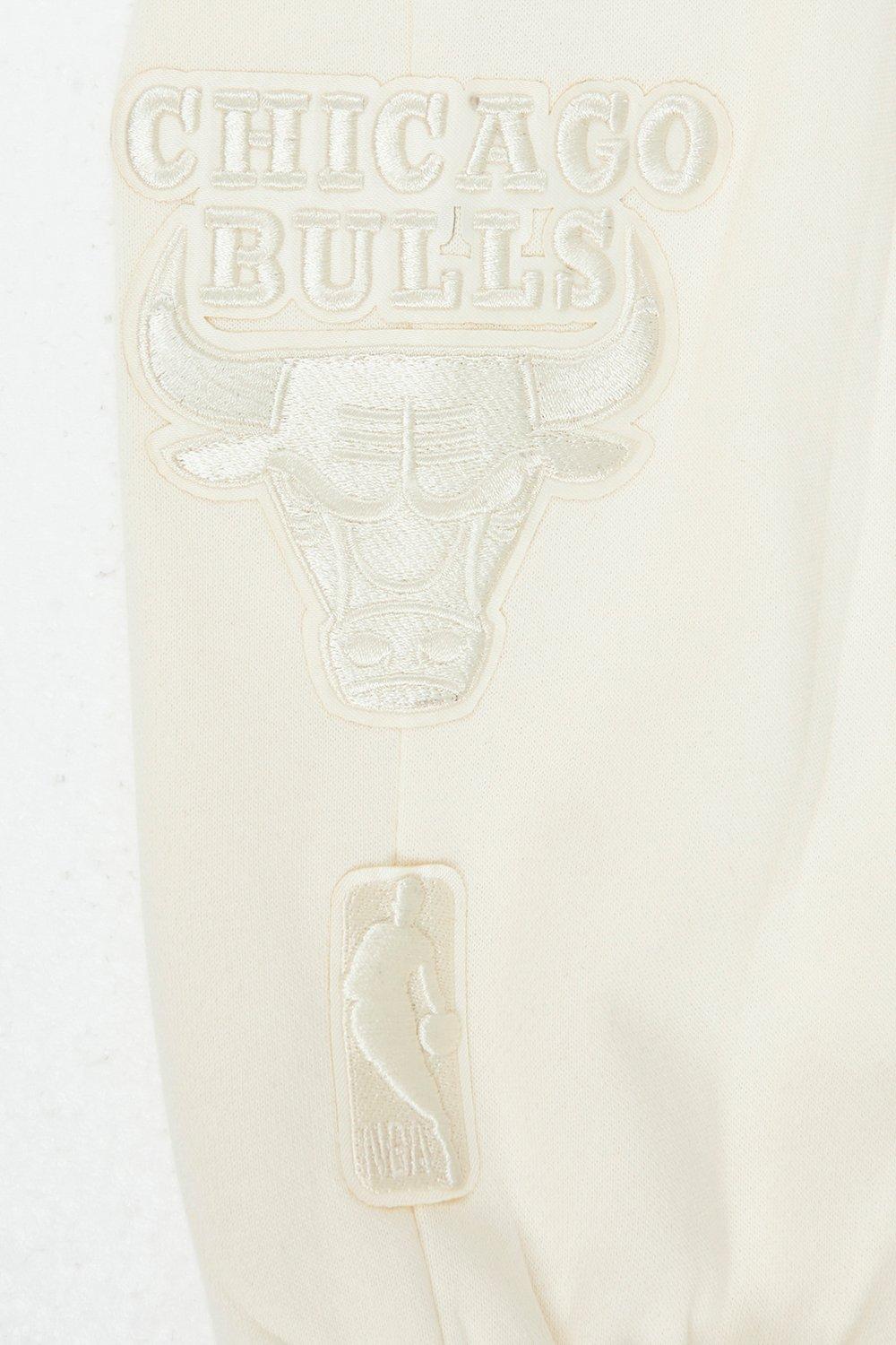 Pro Standard Big Boys' NBA Chicago Bulls Neutral Fleece Sweatpants -Cream - CREAM Thumbnail View 3