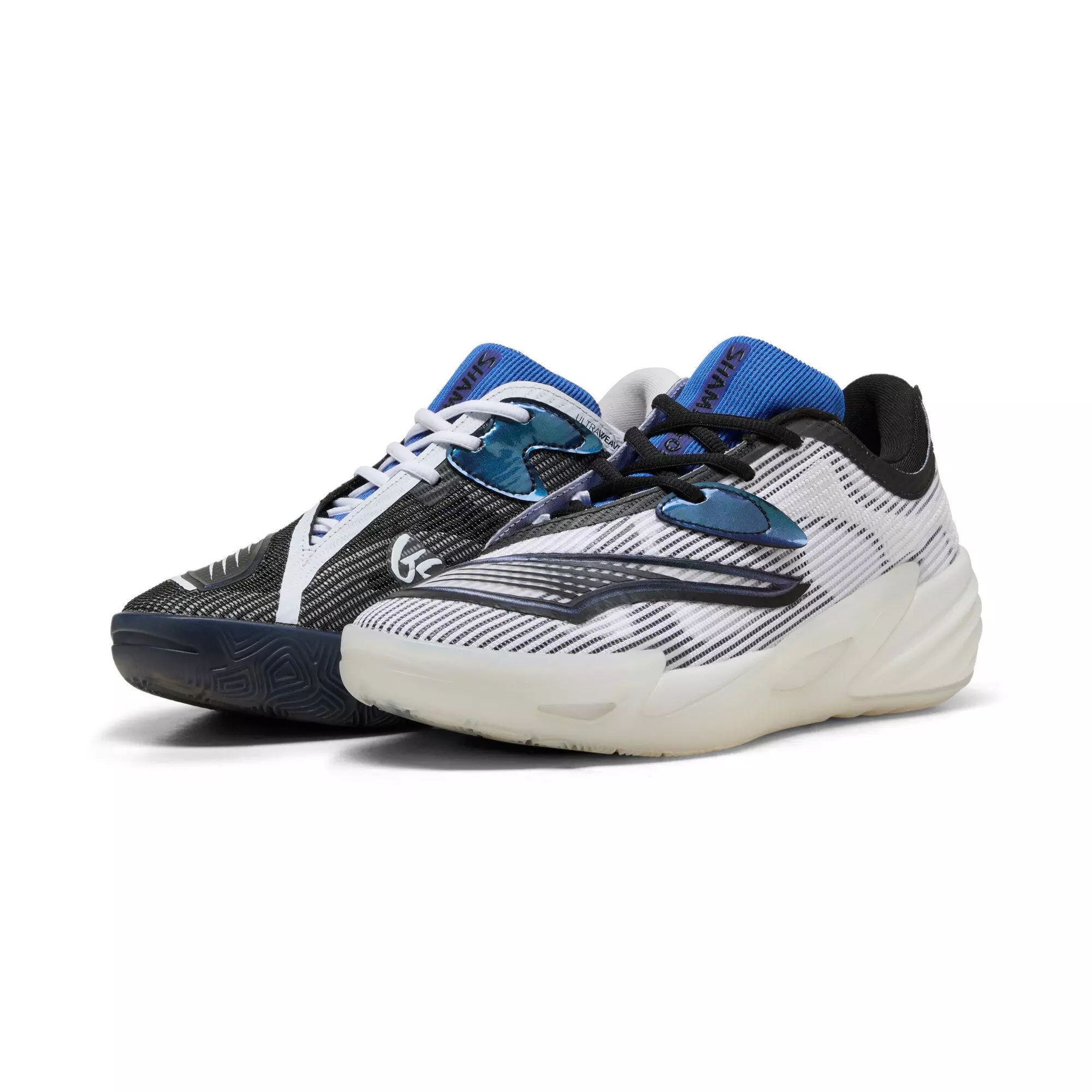 PUMA All-Pro NITRO 2 Shammgod "PUMA White/PUMA Black" Men's Basketball Shoe - WHITE/BLACK