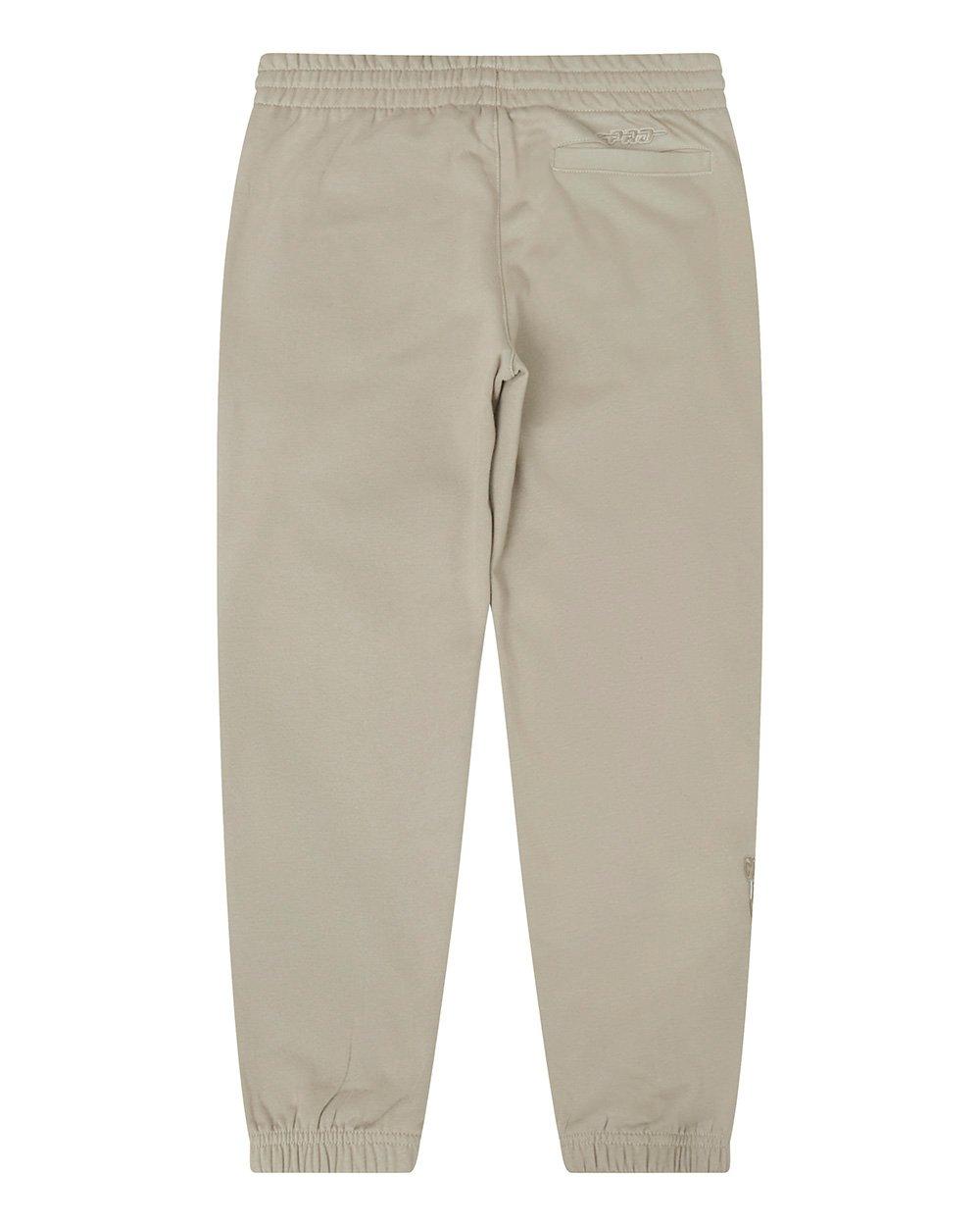 Pro Standard Big Boys' NBA Chicago Bulls Neutral Fleece Sweatpants -Stone - STONE Thumbnail View 2