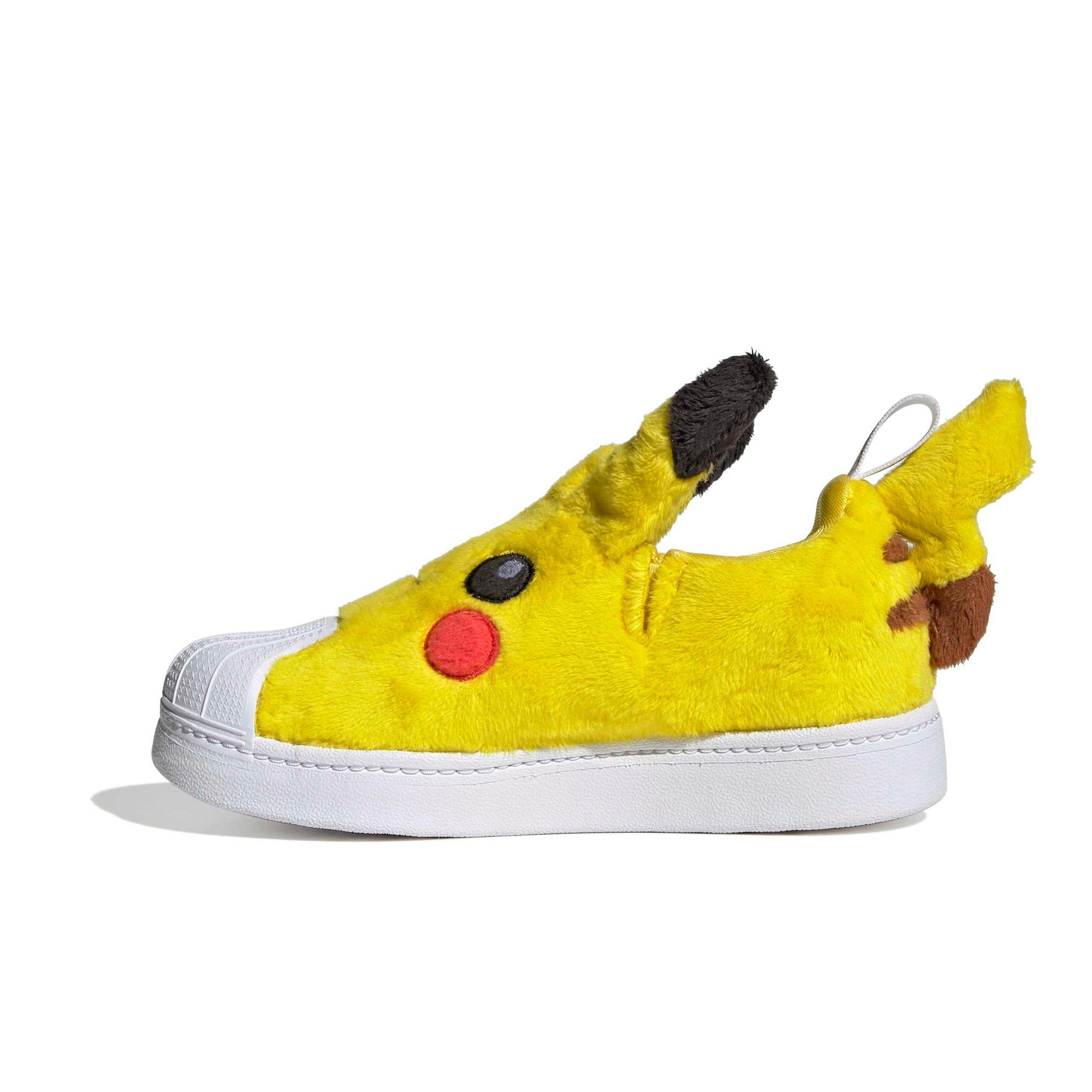 adidas Originals Pok&eacute;mon Superstar Quickon "Pikachu" Preschool Kids' Shoe - YELLOW/BLACK/WHITE