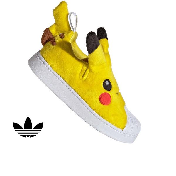adidas Originals Pok&eacute;mon Superstar Quickon "Pikachu" Preschool Kids' Shoe - YELLOW/BLACK/WHITE