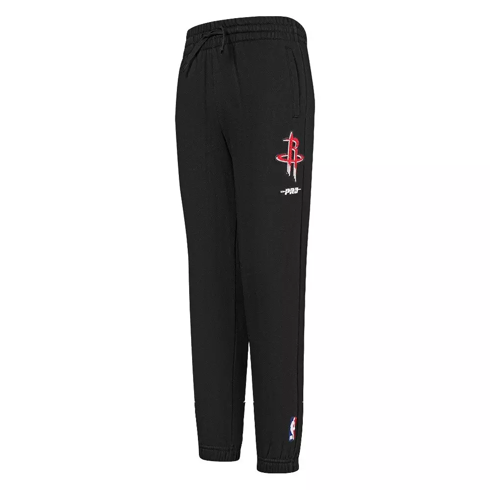 Pro Standard Big Boys' NBA Houston Rockets Classic Fleece​ Sweatpants - Black - BLACK