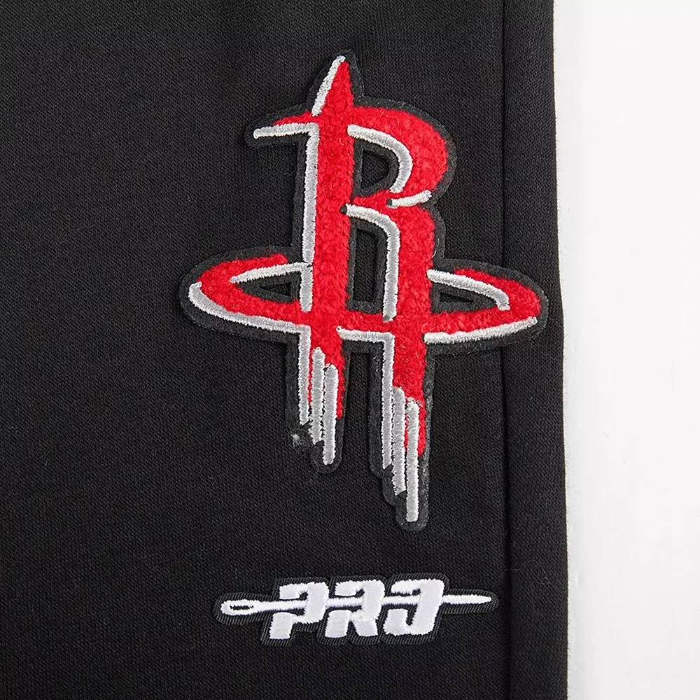 Pro Standard Big Boys' NBA Houston Rockets Classic Fleece​ Sweatpants -Black - BLACK