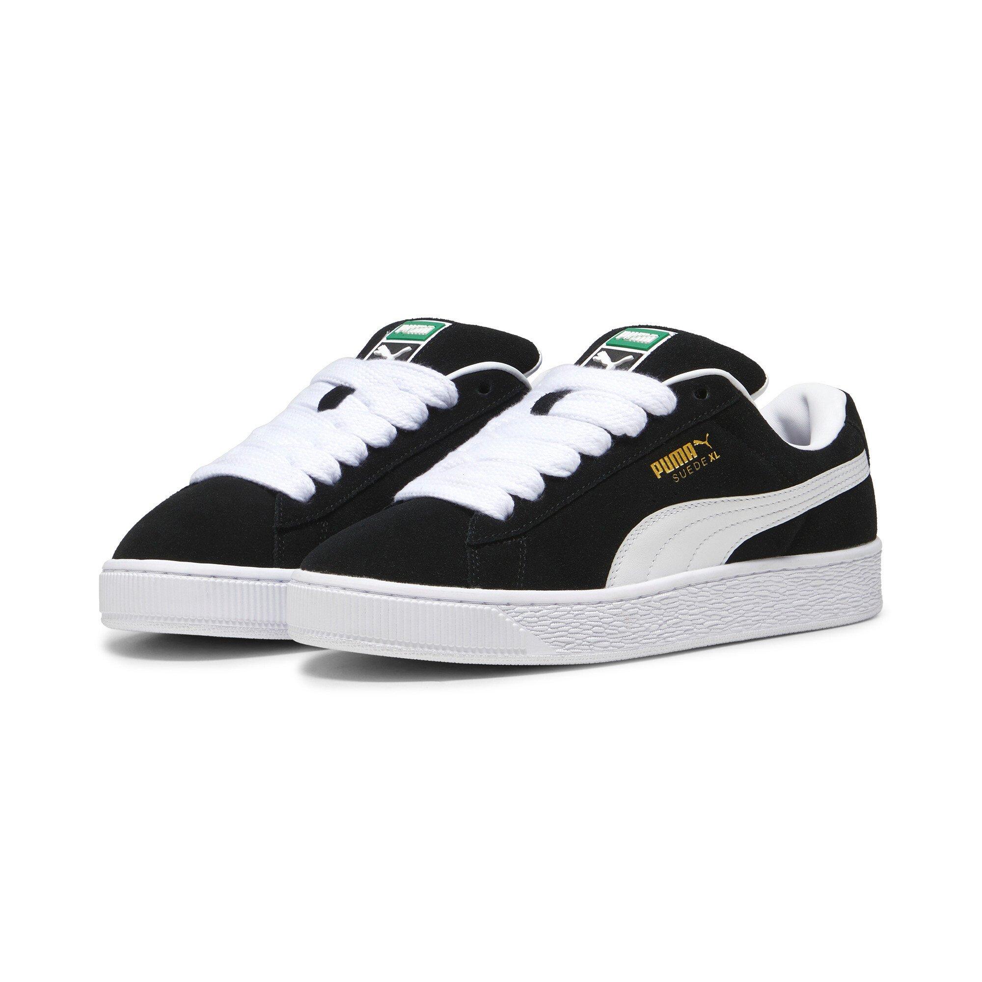 PUMA Suede XL "PUMA Black/PUMA White" Men's Shoe - BLACK/WHITE Thumbnail View 3