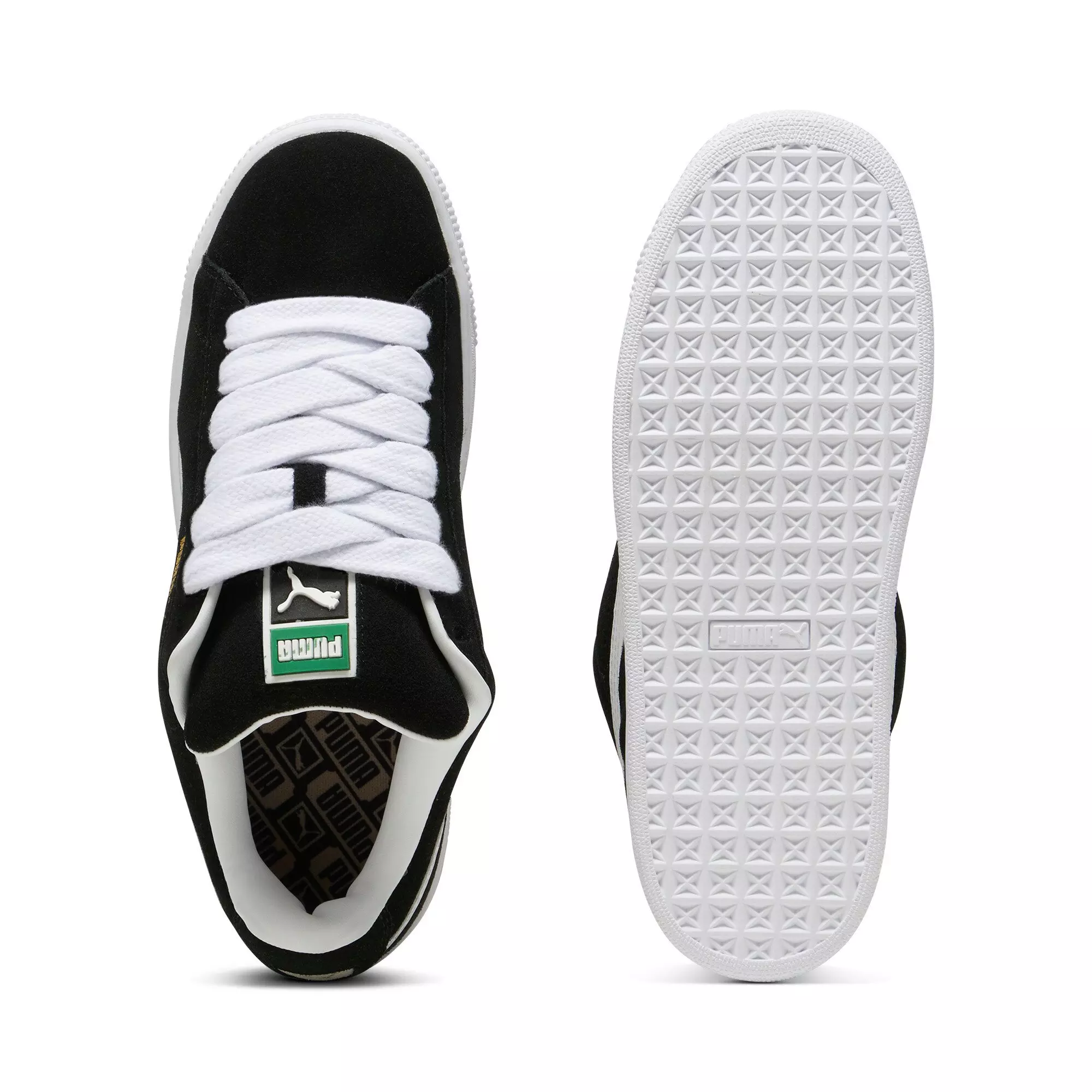 PUMA Suede XL "PUMA Black/PUMA White" Men's Shoe - BLACK/WHITE