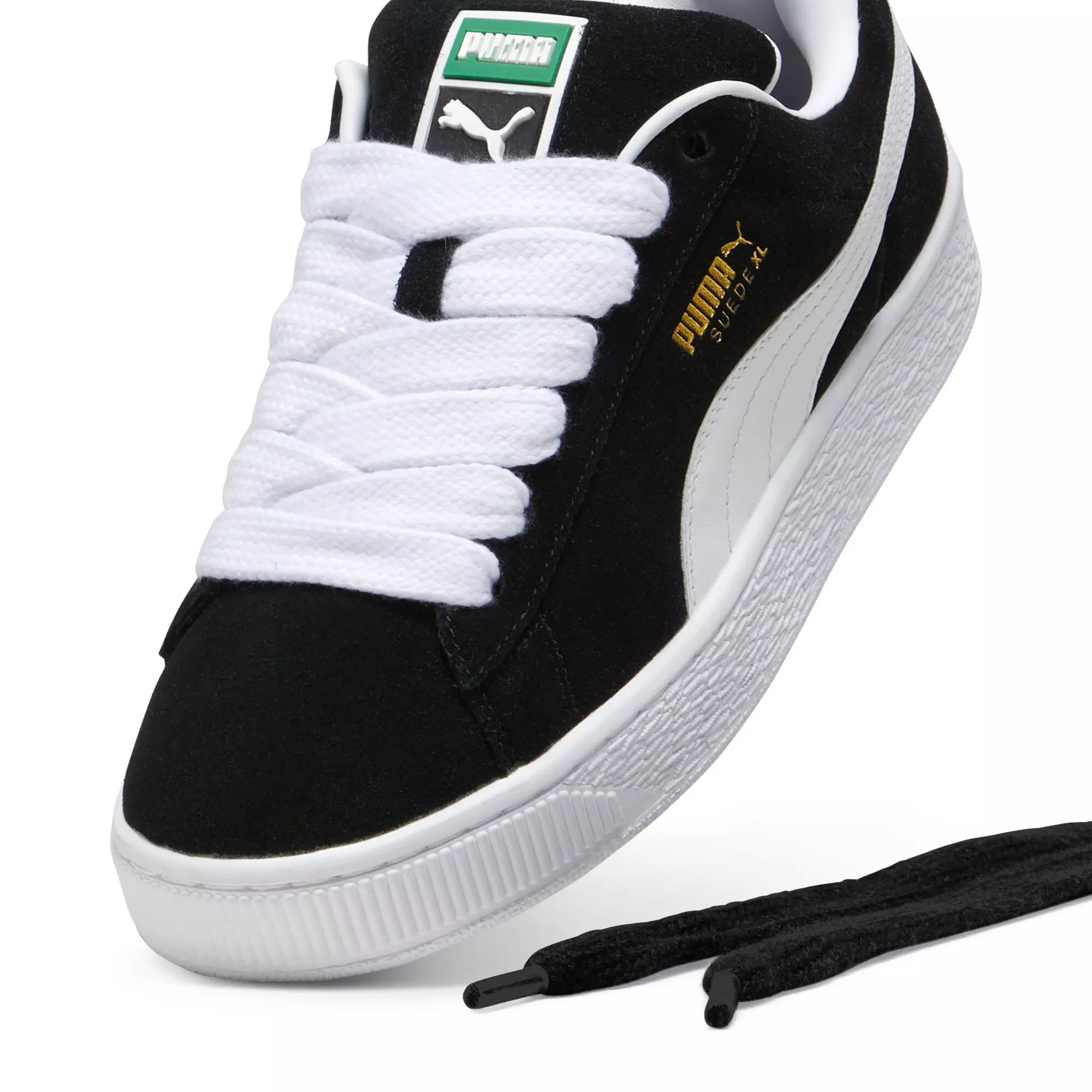 PUMA Suede XL "PUMA Black/PUMA White" Men's Shoe - BLACK/WHITE