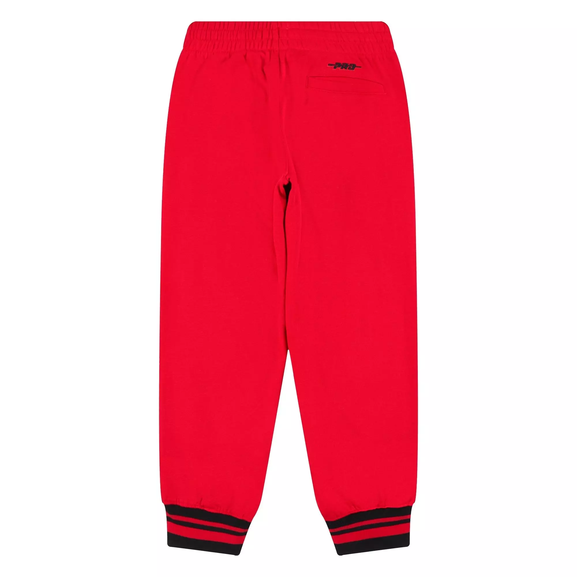 Pro Standard Big Boys' NBA Houston Rockets Retro Classic Rib Fleece Sweatpants​ -Red/Black - RED/BLACK