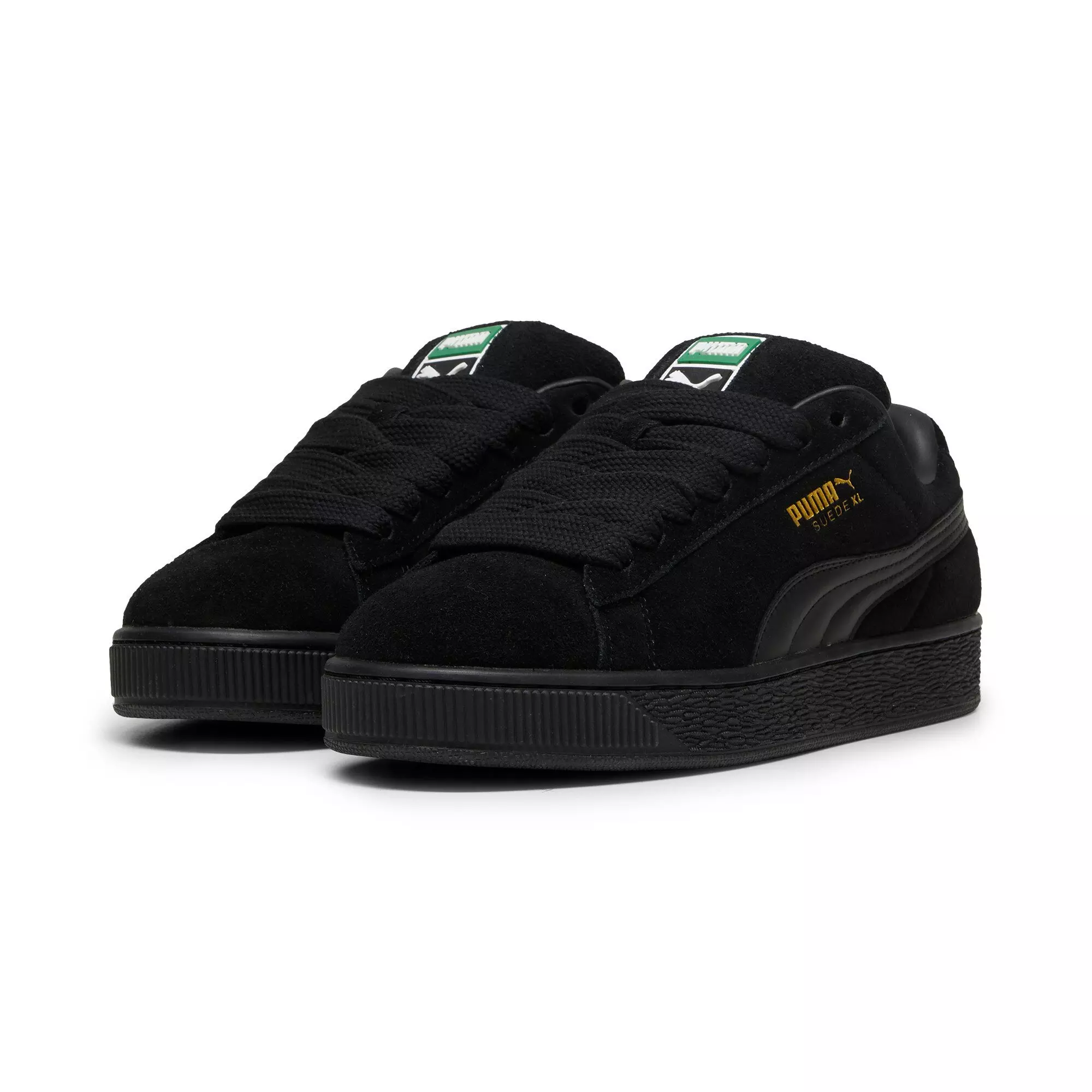 PUMA Suede XL "PUMA Black/PUMA Black" Men's Shoe - BLACK/BLACK