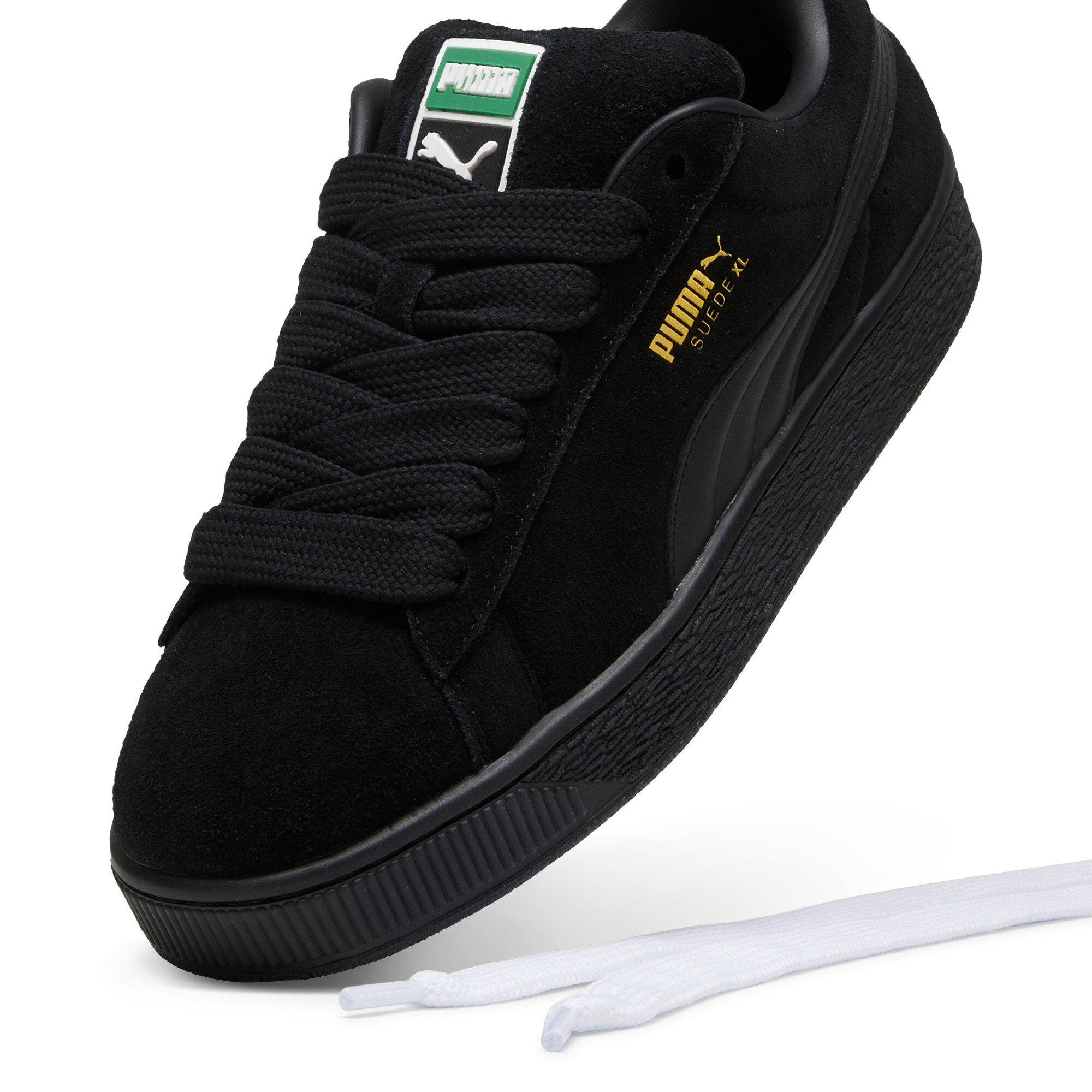PUMA Suede XL Men's Suede Upper Shoe Black | Hibbett