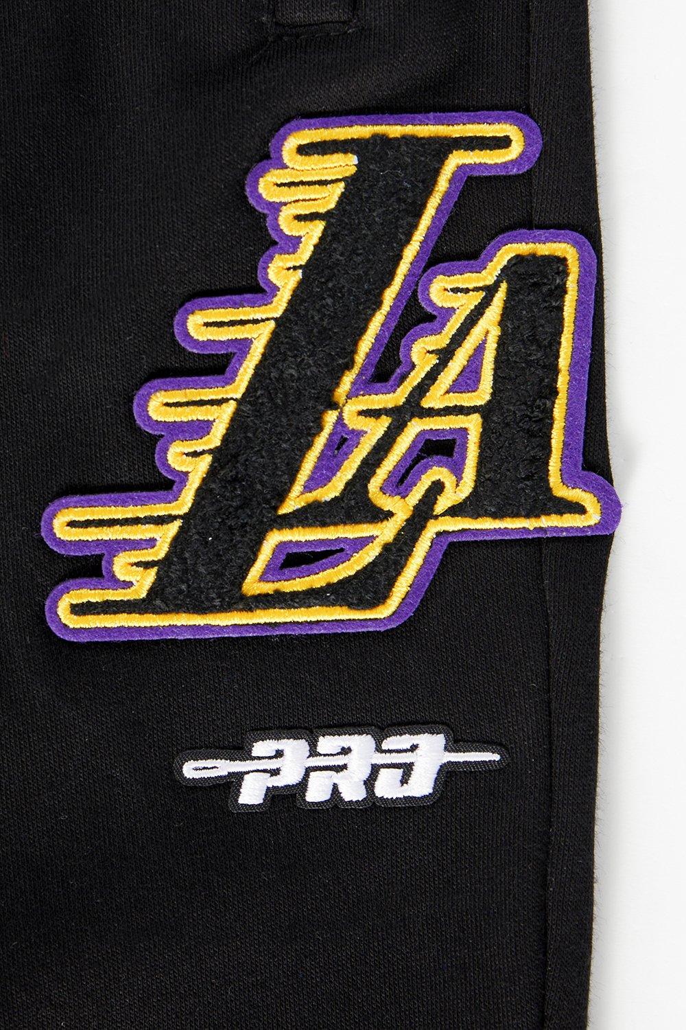 Pro Standard Big Boys' NBA Los Angeles Lakers Classic Fleece Sweatpants -Black - BLACK Thumbnail View 3
