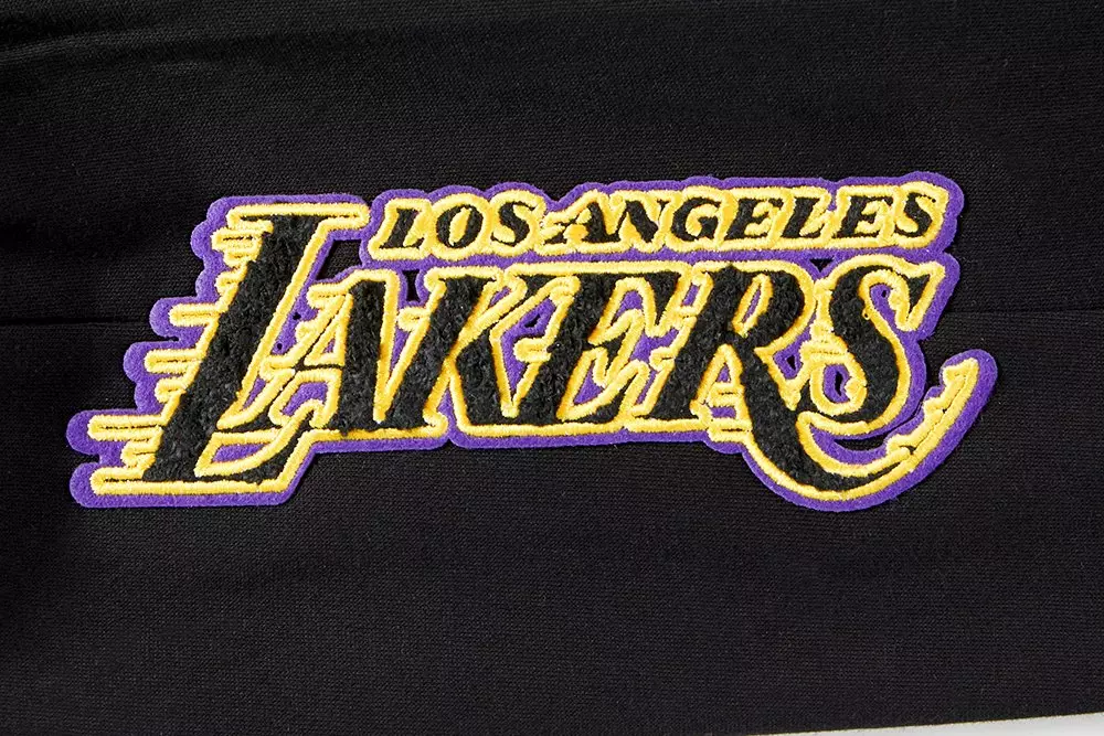 Pro Standard Big Boys' NBA Los Angeles Lakers Classic Fleece Sweatpants -Black - BLACK