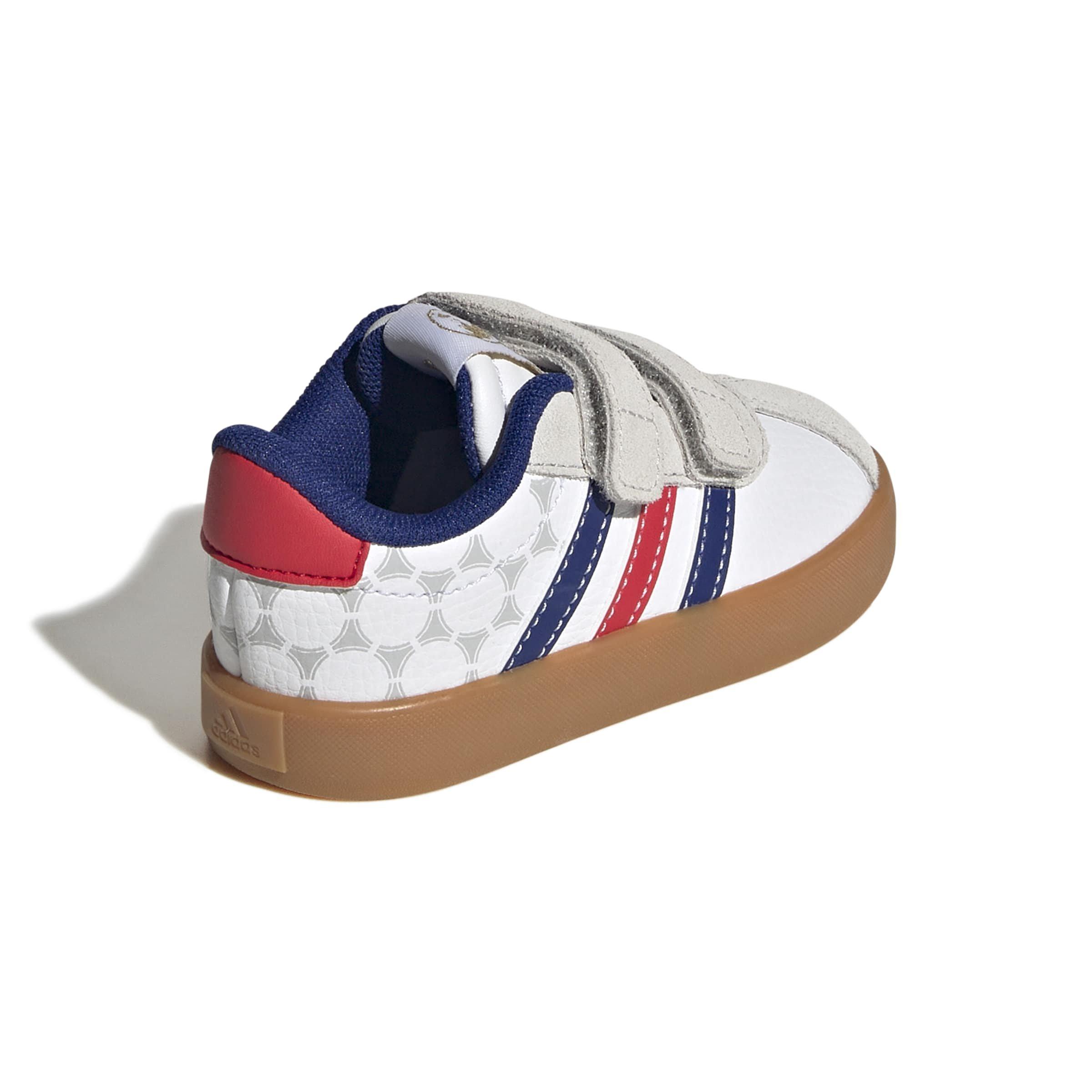 adidas VL Court 3.0 "Ftwr White/Pure Ruby/Mystery Ink" Infant Boys' Shoe - WHITE/RUBY/INK