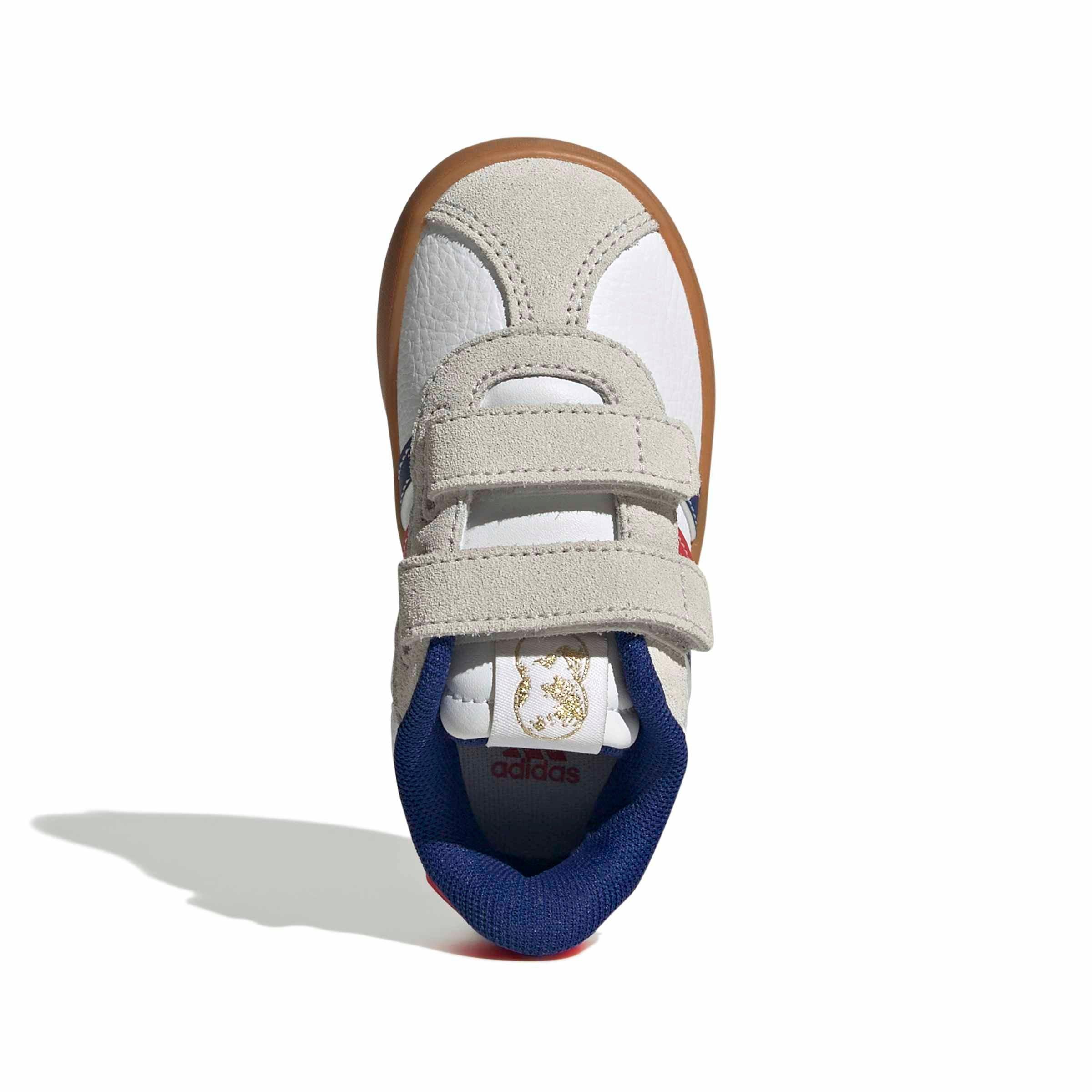 adidas VL Court 3.0 "Ftwr White/Pure Ruby/Mystery Ink" Infant Boys' Shoe - WHITE/RUBY/INK