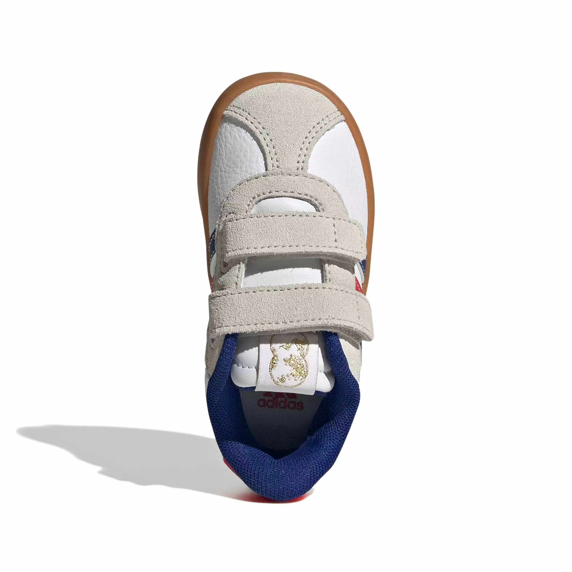 adidas VL Court 3.0 "Ftwr White/Pure Ruby/Mystery Ink" Infant Boys' Shoe - WHITE/RUBY/INK