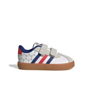 adidas VL Court 3.0 "Ftwr White/Pure Ruby/Mystery Ink" Infant Boys' Shoe - WHITE/RUBY/INK