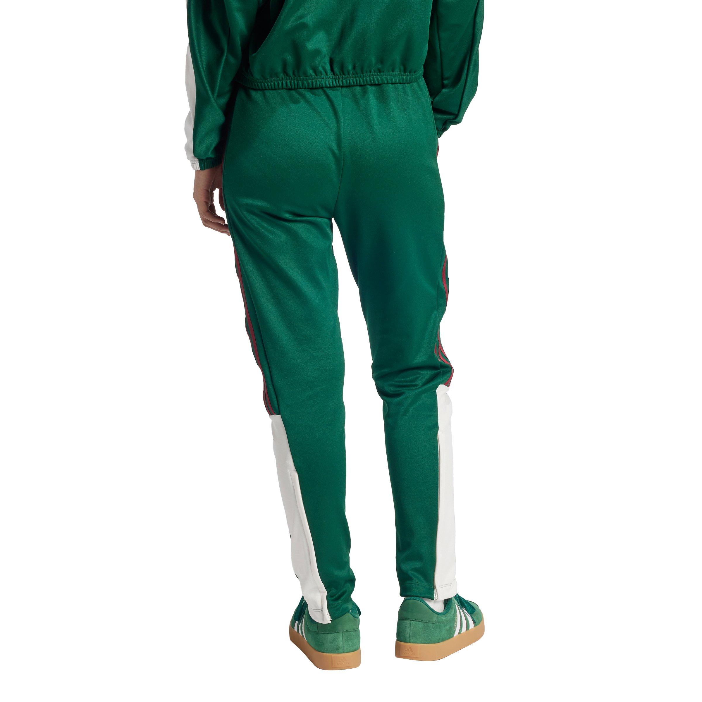 adidas Women's Tiro Cut 3-Stripes Track Pants-Green - GREEN Thumbnail View 2