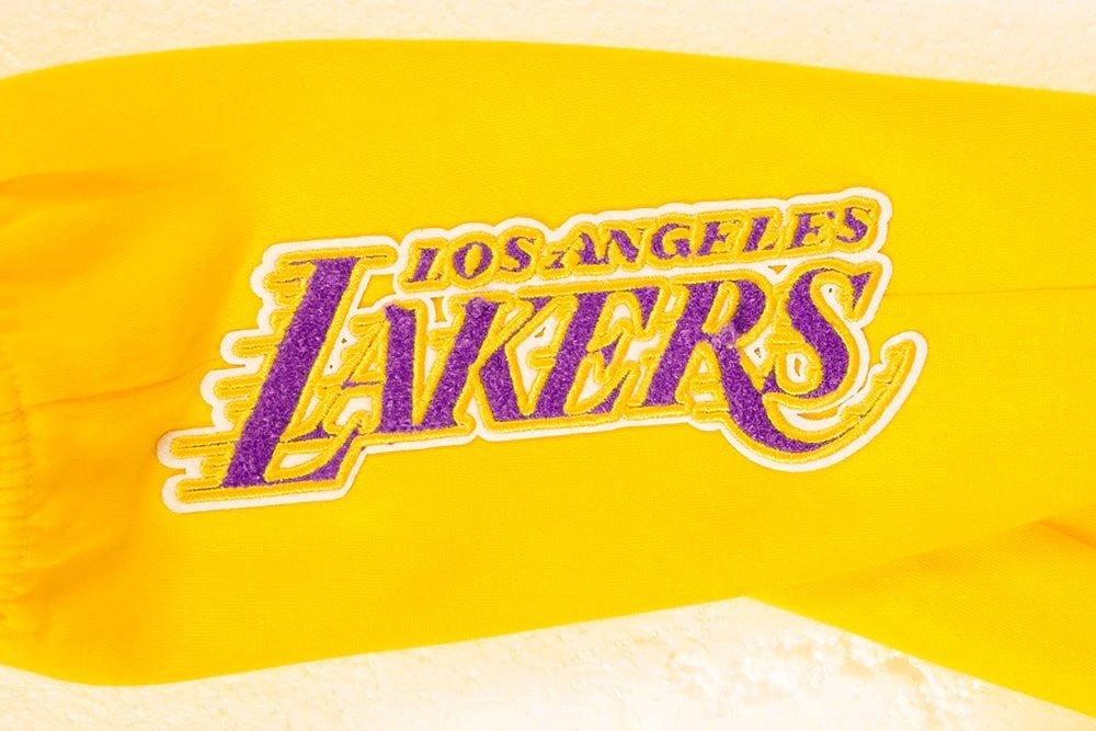 Pro Standard Big Boys' NBA Los Angeles Lakers Classic Fleece Sweatpants - Yellow - YELLOW Thumbnail View 3