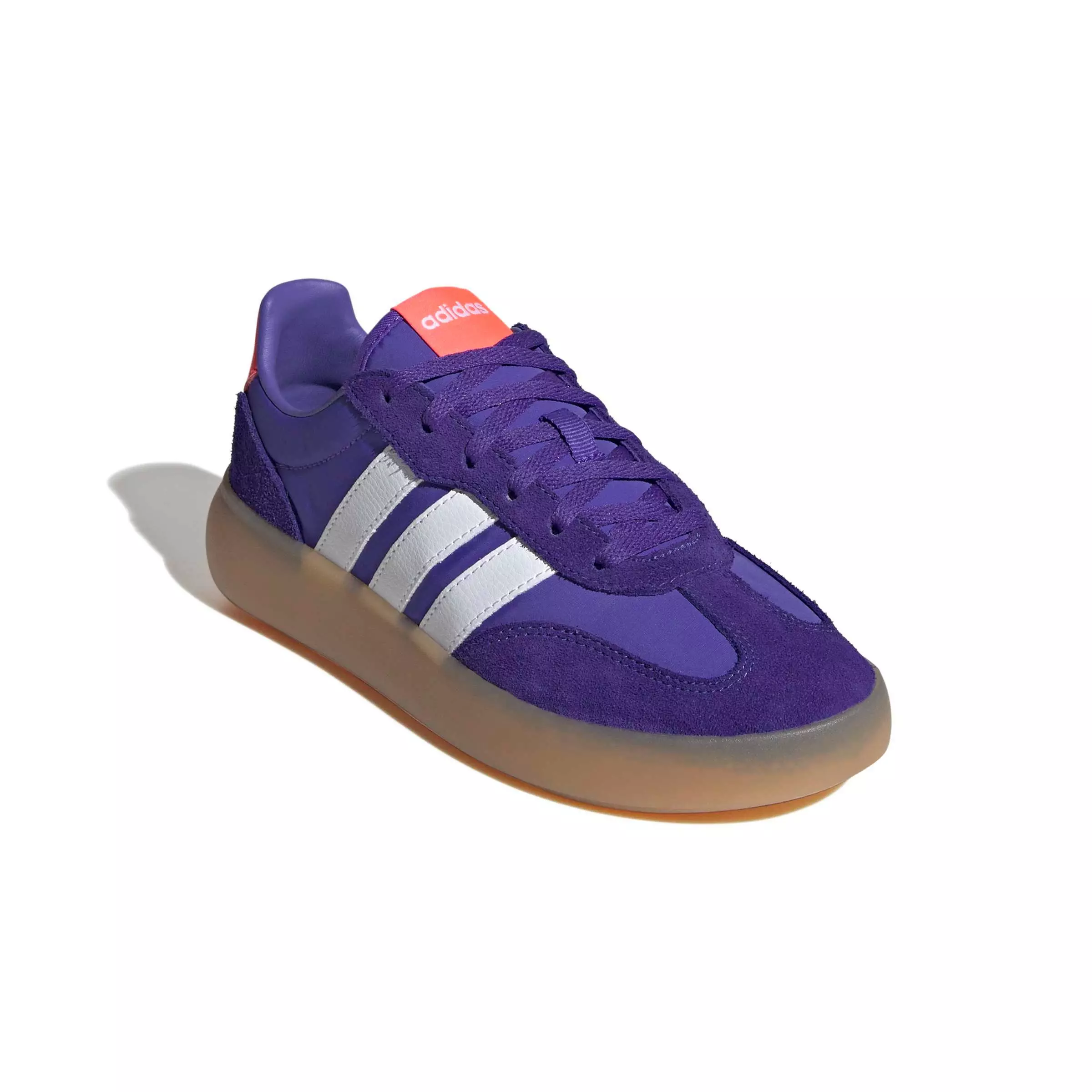 adidas Barreda Decode "Solar Purple/Ftwr White/Solar Turbo" Grade School Girls' Shoe - PURPLE/WHITE/SOLAR