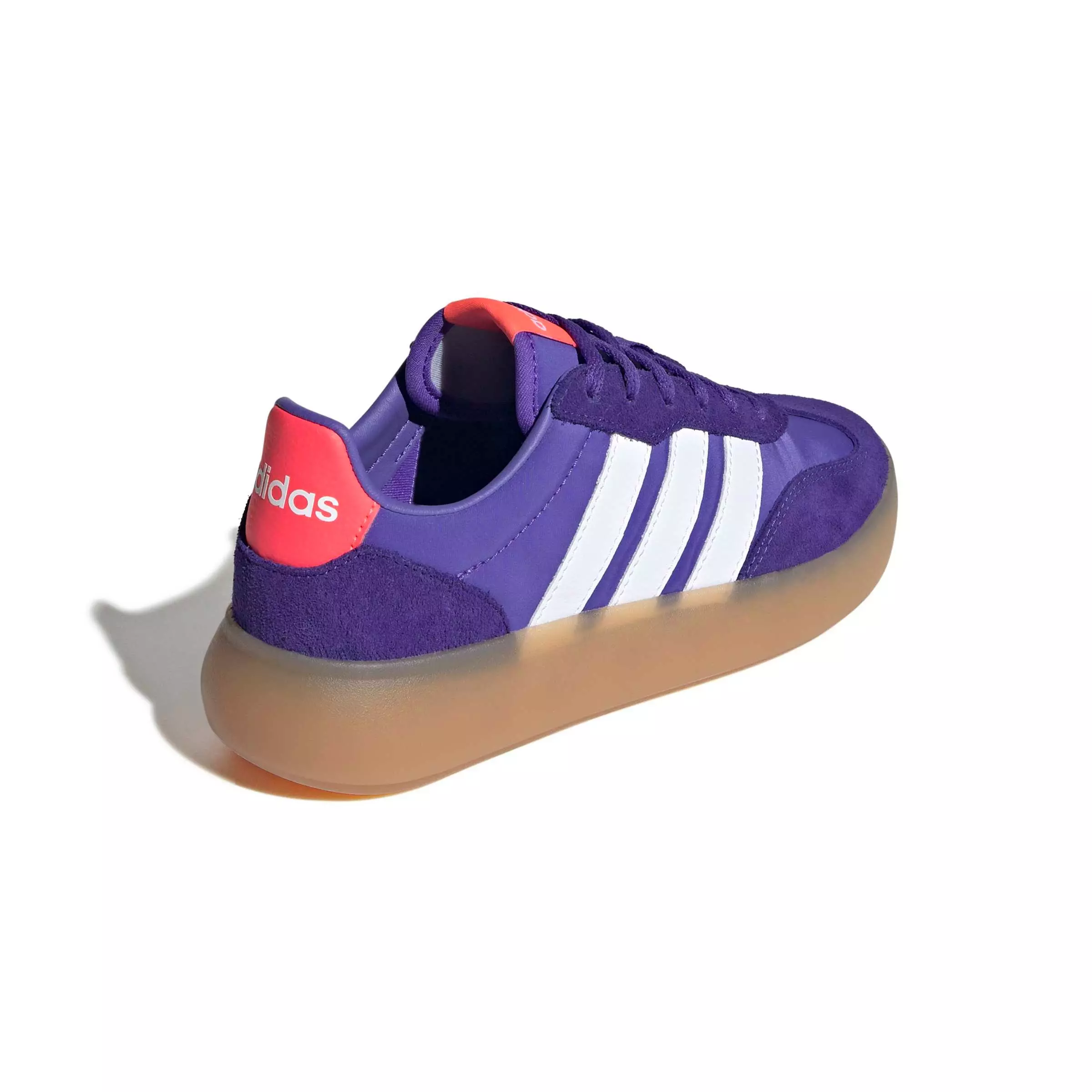 adidas Barreda Decode "Solar Purple/Ftwr White/Solar Turbo" Grade School Girls' Shoe - PURPLE/WHITE/SOLAR