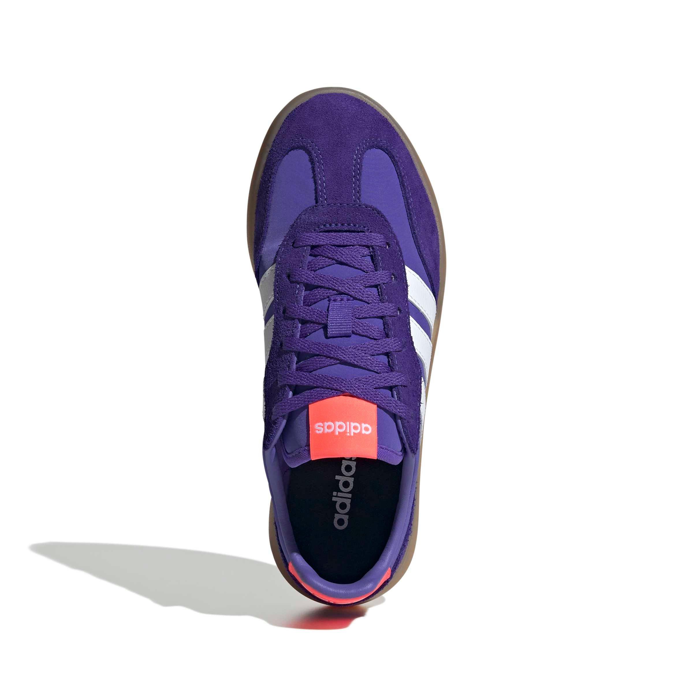 adidas Barreda Decode "Solar Purple/Ftwr White/Solar Turbo" Grade School Girls' Shoe - PURPLE/WHITE/SOLAR
