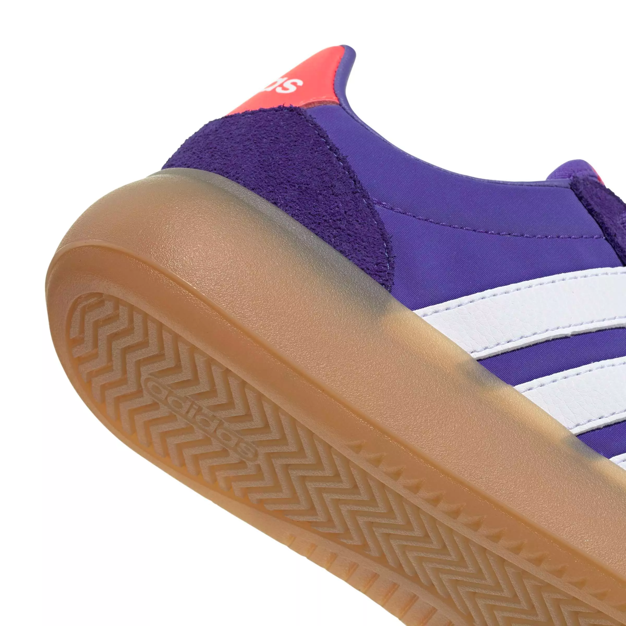 adidas Barreda Decode "Solar Purple/Ftwr White/Solar Turbo" Grade School Girls' Shoe - PURPLE/WHITE/SOLAR