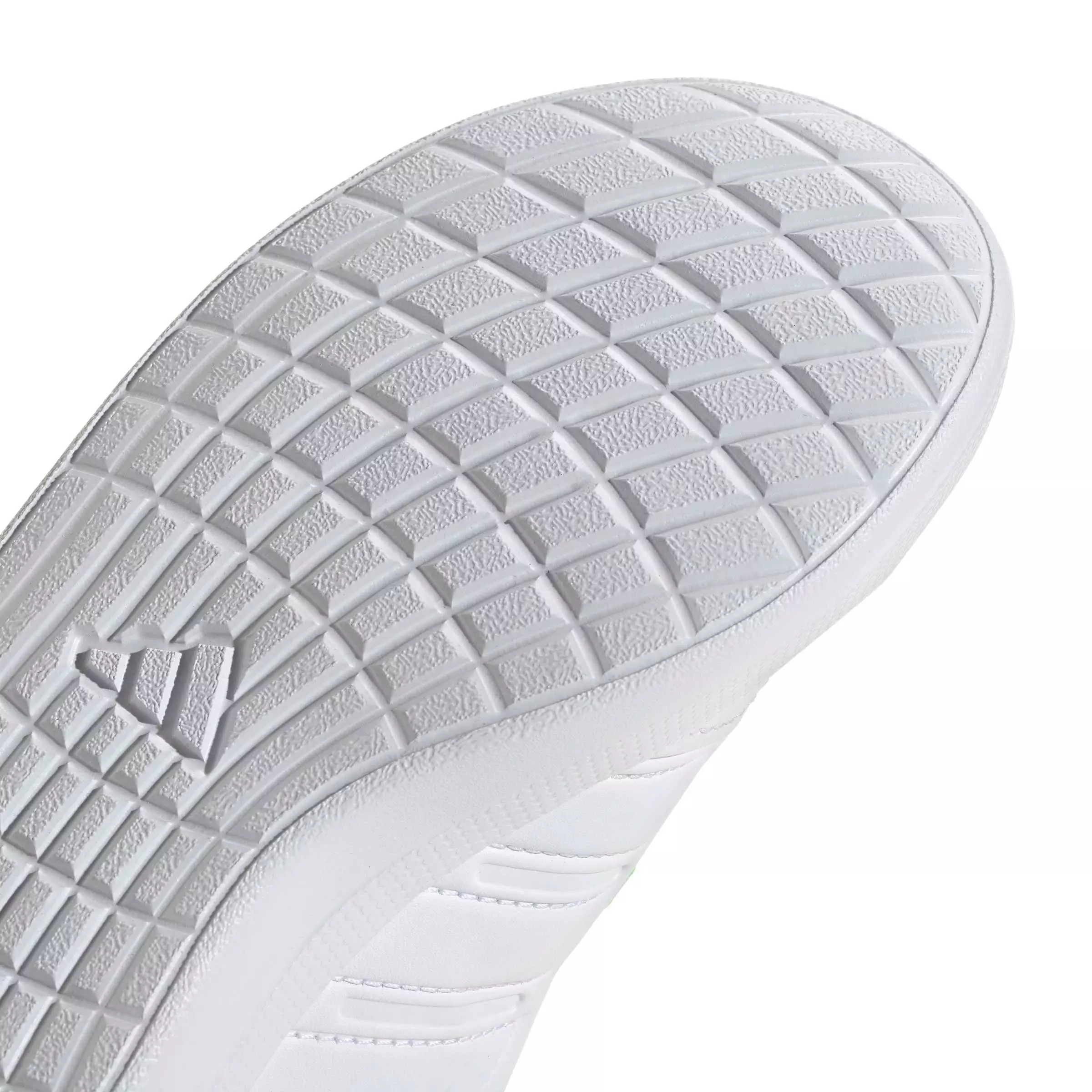 adidas Lightorama Court "Ftwr White/Night Indigo/Screaming Green" Preschool Boys' Shoe - WHITE/INDIGO/GREEN