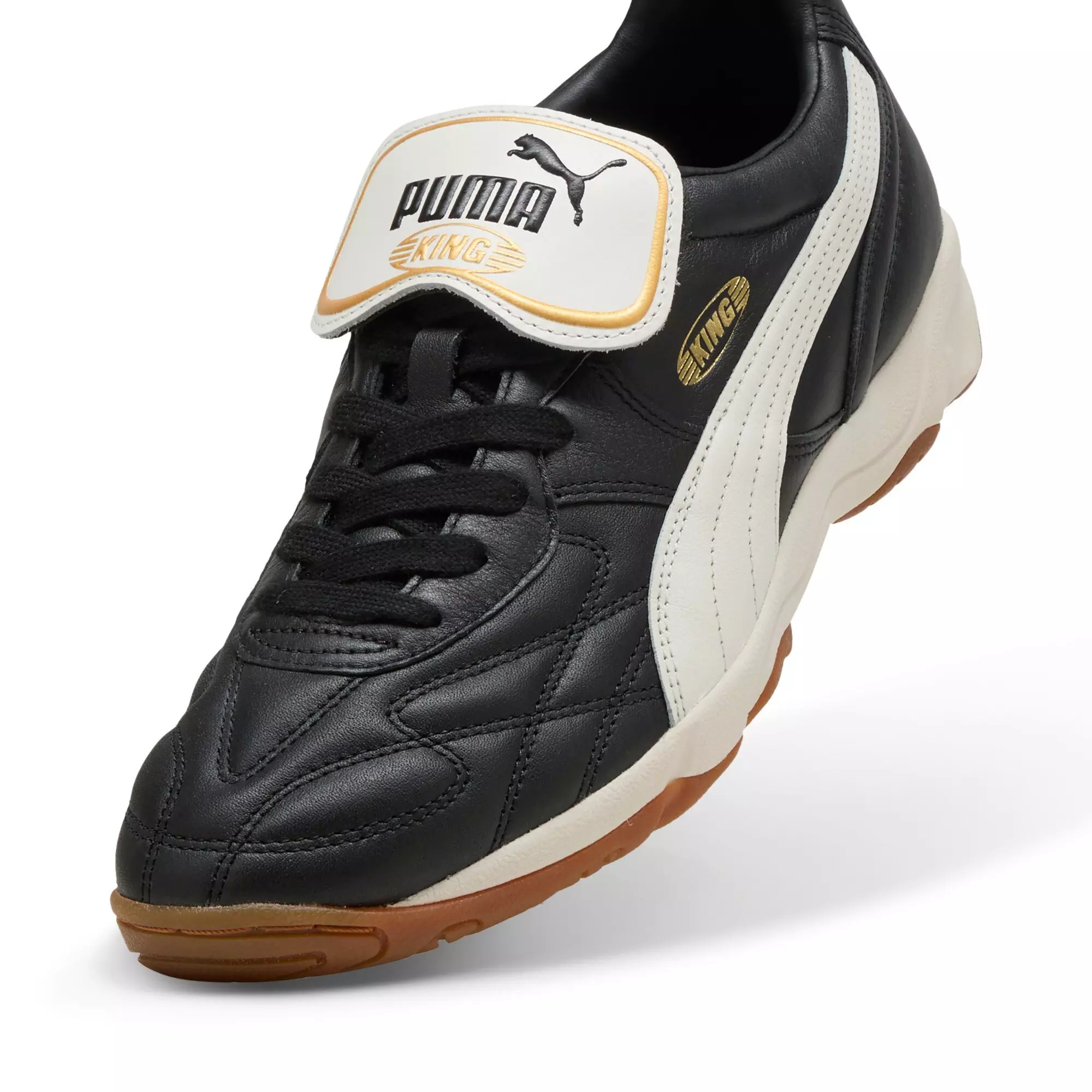 PUMA King Indoor "PUMA Black/Warm White" Men's Shoe - BLACK/WHITE