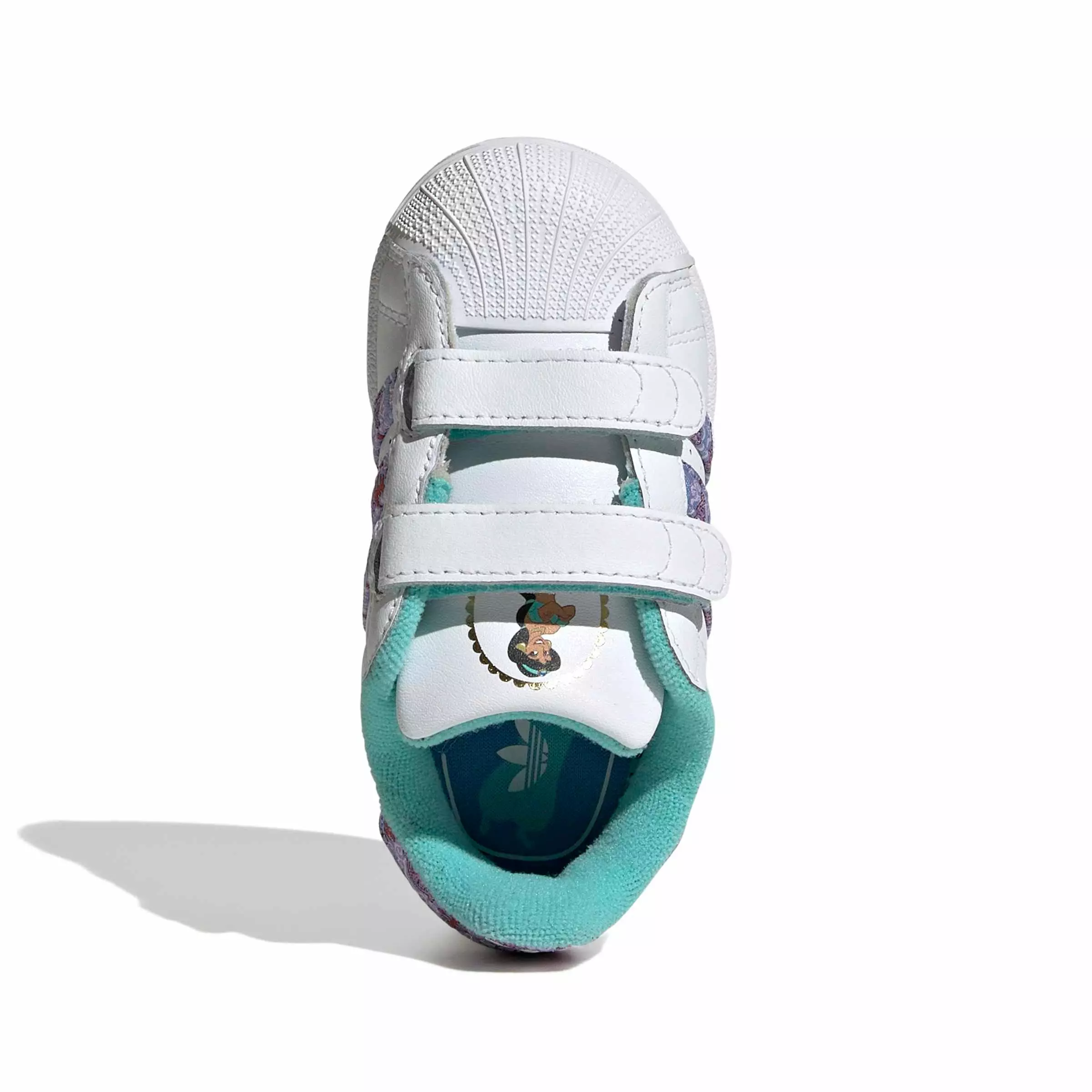 adidas Originals Disney Princess Superstar II CC "Ftwr White/Gold Metallic" Infant Girls' Shoe - WHITE/GOLD