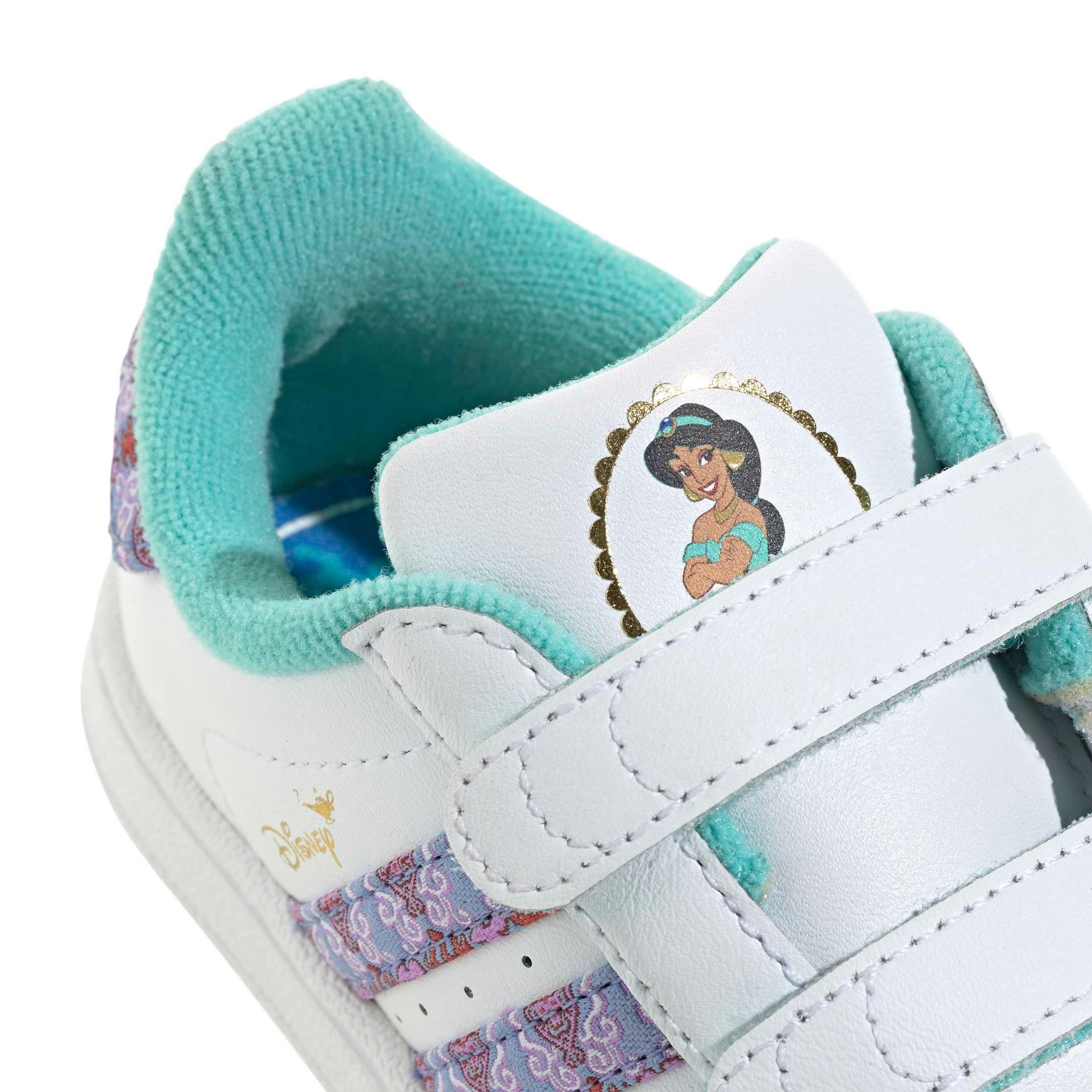 adidas Originals Disney Princess Superstar II CC "Ftwr White/Gold Metallic" Infant Girls' Shoe - WHITE/GOLD