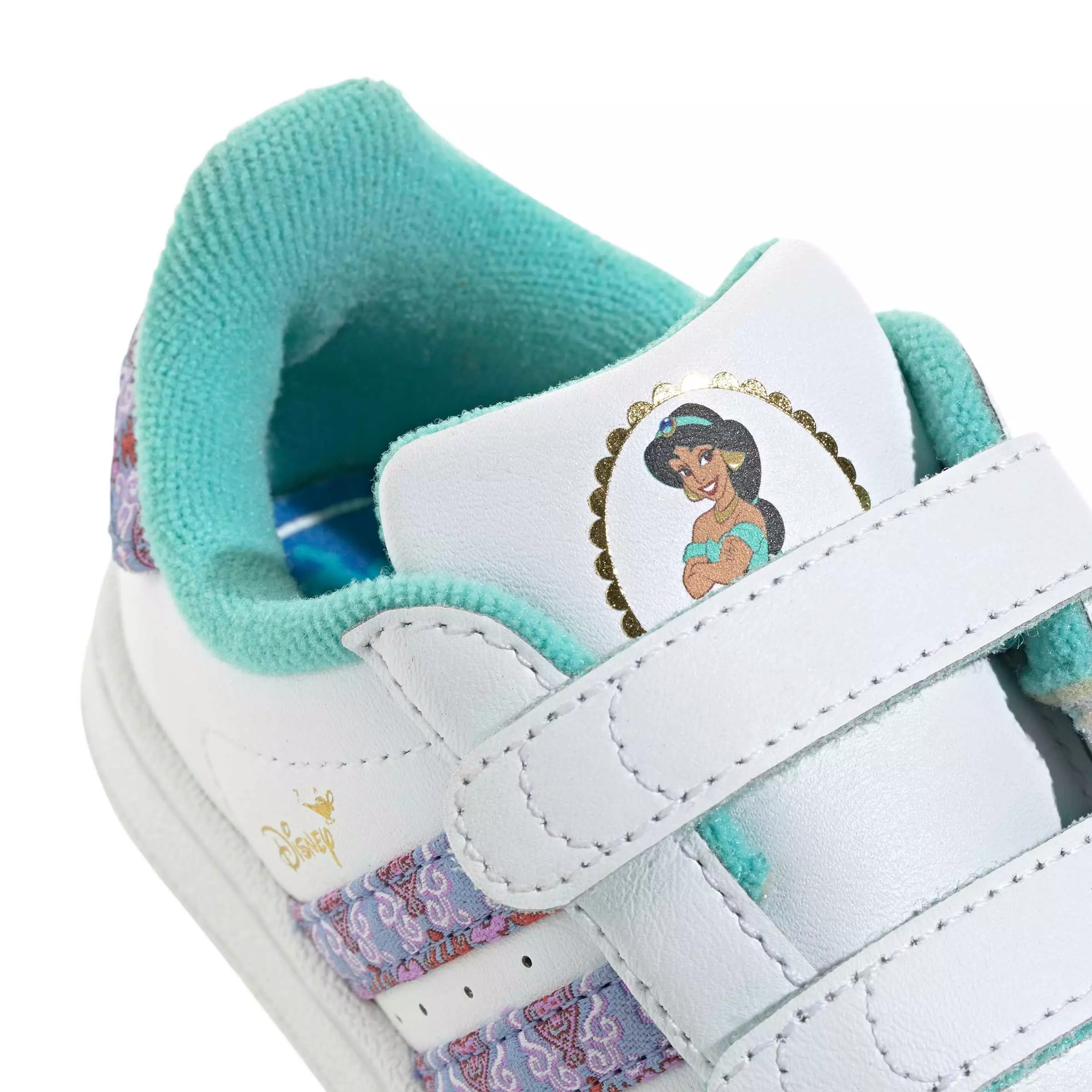 adidas Originals Disney Princess Superstar II CC "Ftwr White/Gold Metallic" Infant Girls' Shoe - WHITE/GOLD