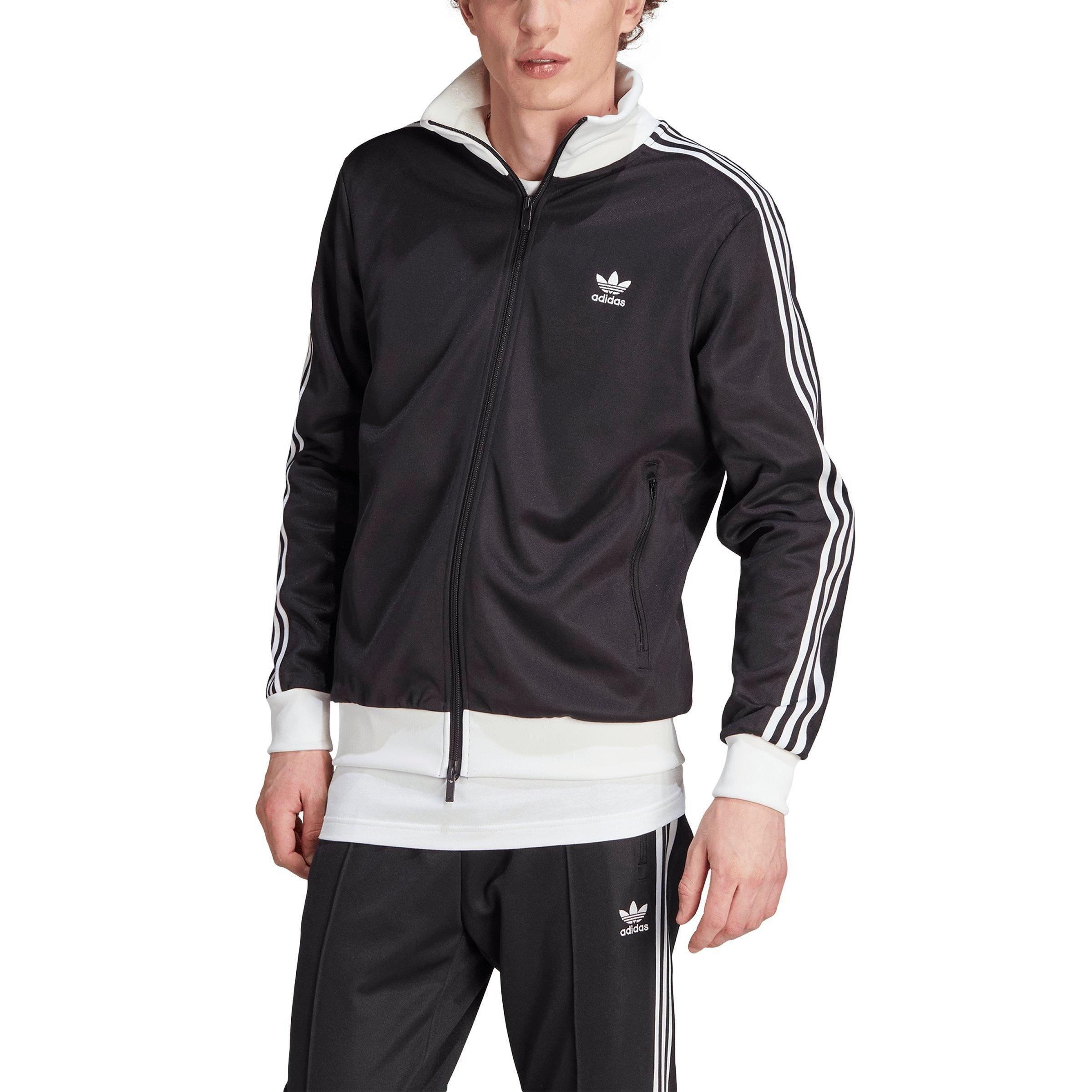 adidas Originals Men's Adicolor Classics Beckenbauer Track Top-Black - BLACK Thumbnail View 1