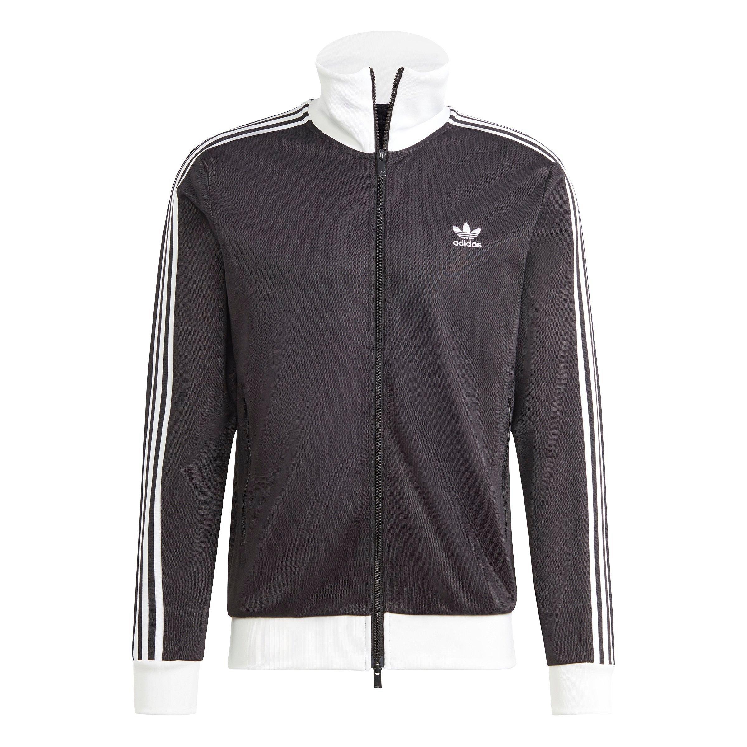 adidas Originals Men's Adicolor Classics Beckenbauer Track Top-Black - BLACK Thumbnail View 6