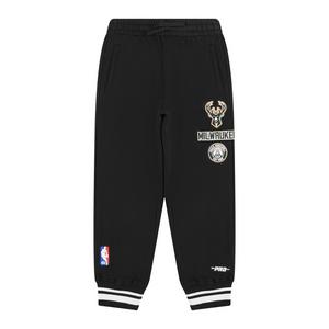 Pro Standard Big Boys' NBA Milwaukee Bucks Retro Classic Rib Fleece Sweatpants -Black