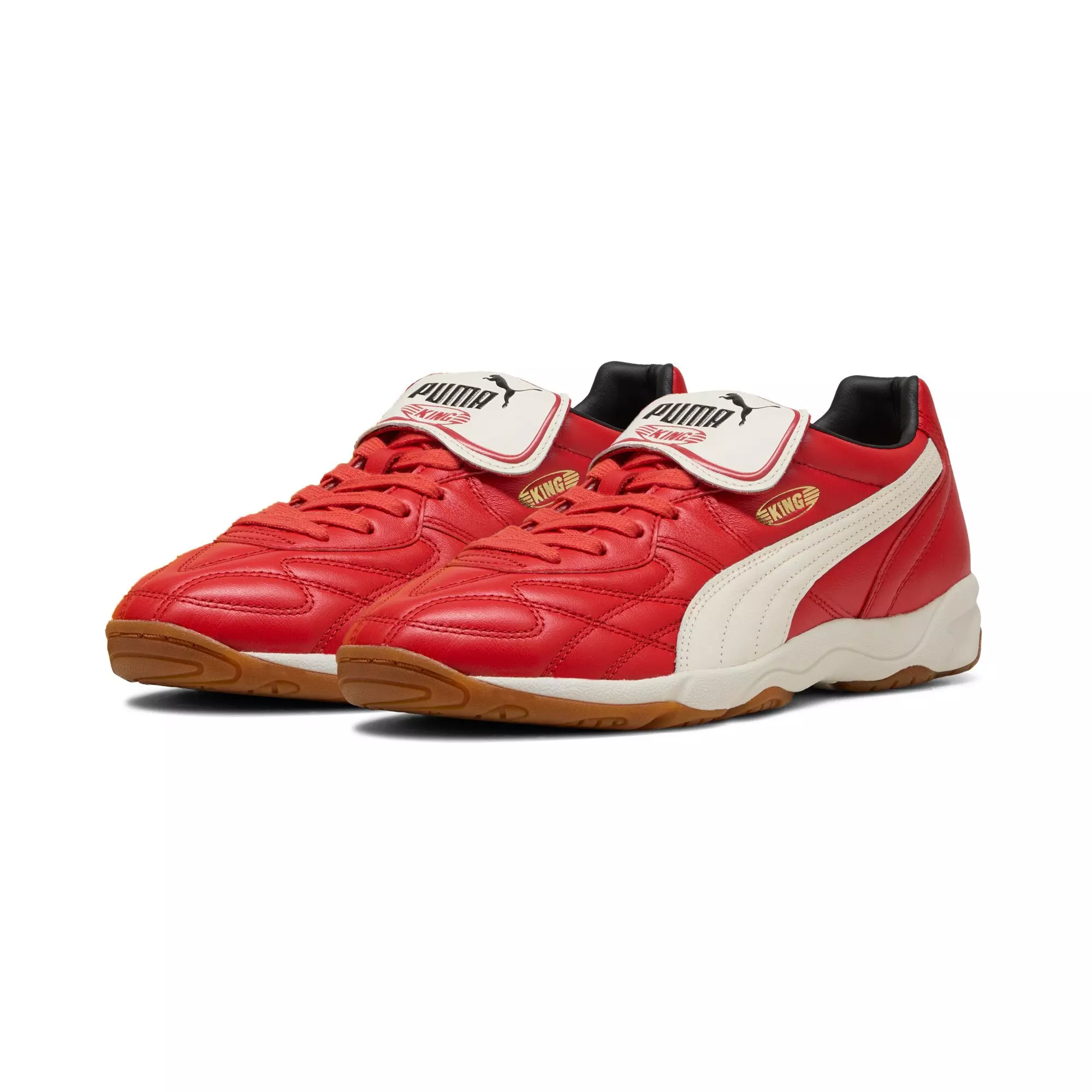 PUMA King Indoor "Red/White" Men's Shoe - RED/WHITE