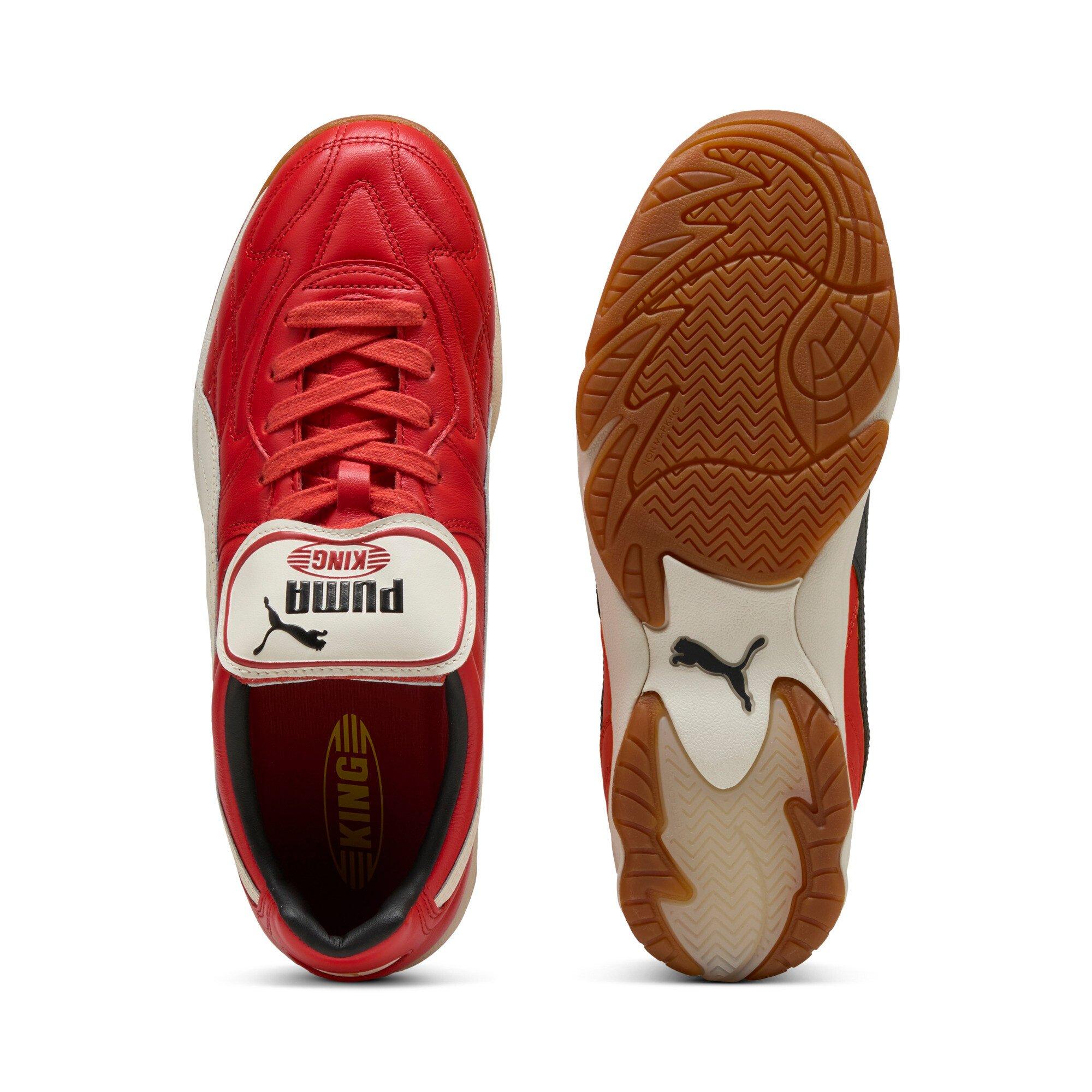 PUMA King Indoor "Red/White" Men's Shoe - RED/WHITE Thumbnail View 4
