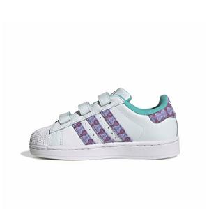 adidas Originals Disney Princess Superstar II CC "Ftwr White/Gold Metallic" Preschool Girls' Shoe - WHITE/GOLD
