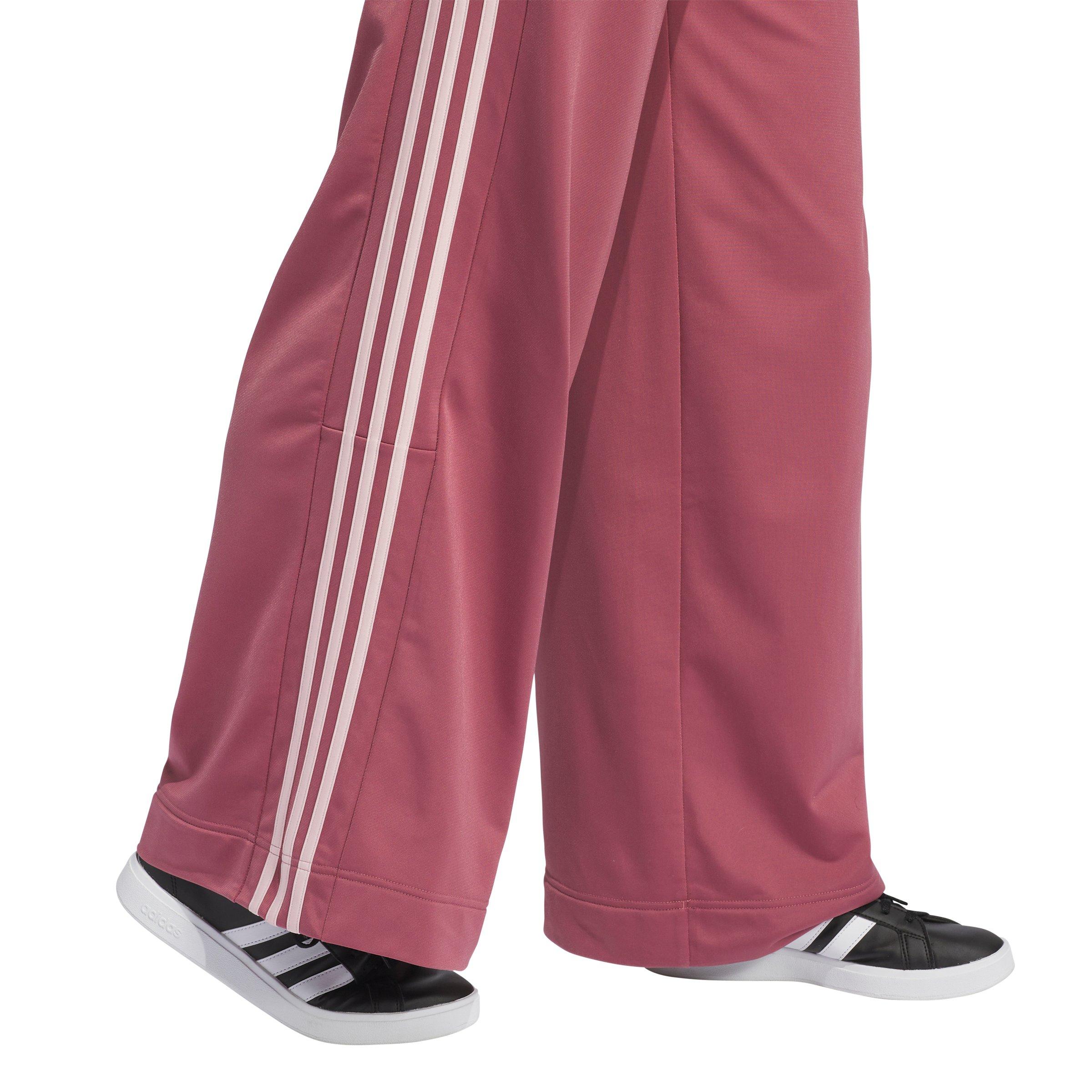 adidas Women's Essentials Colorblock Tricot Pants-Red - RED Thumbnail View 4