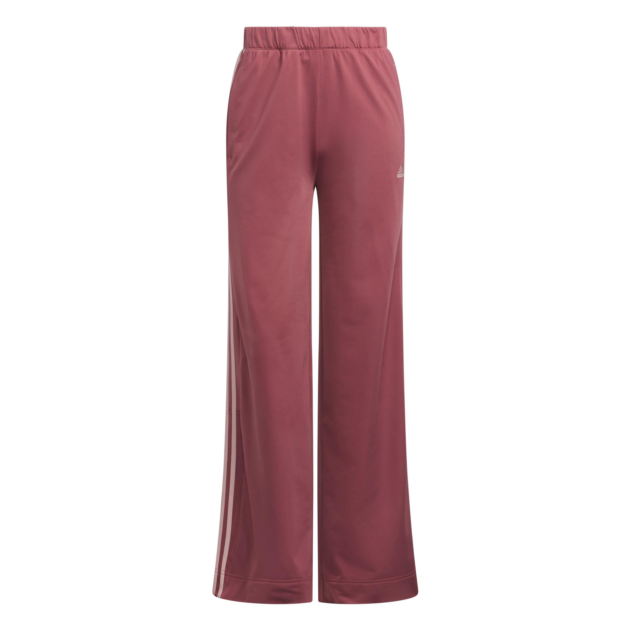 adidas Women's Essentials Colorblock Tricot Pants-Red - RED Thumbnail View 6