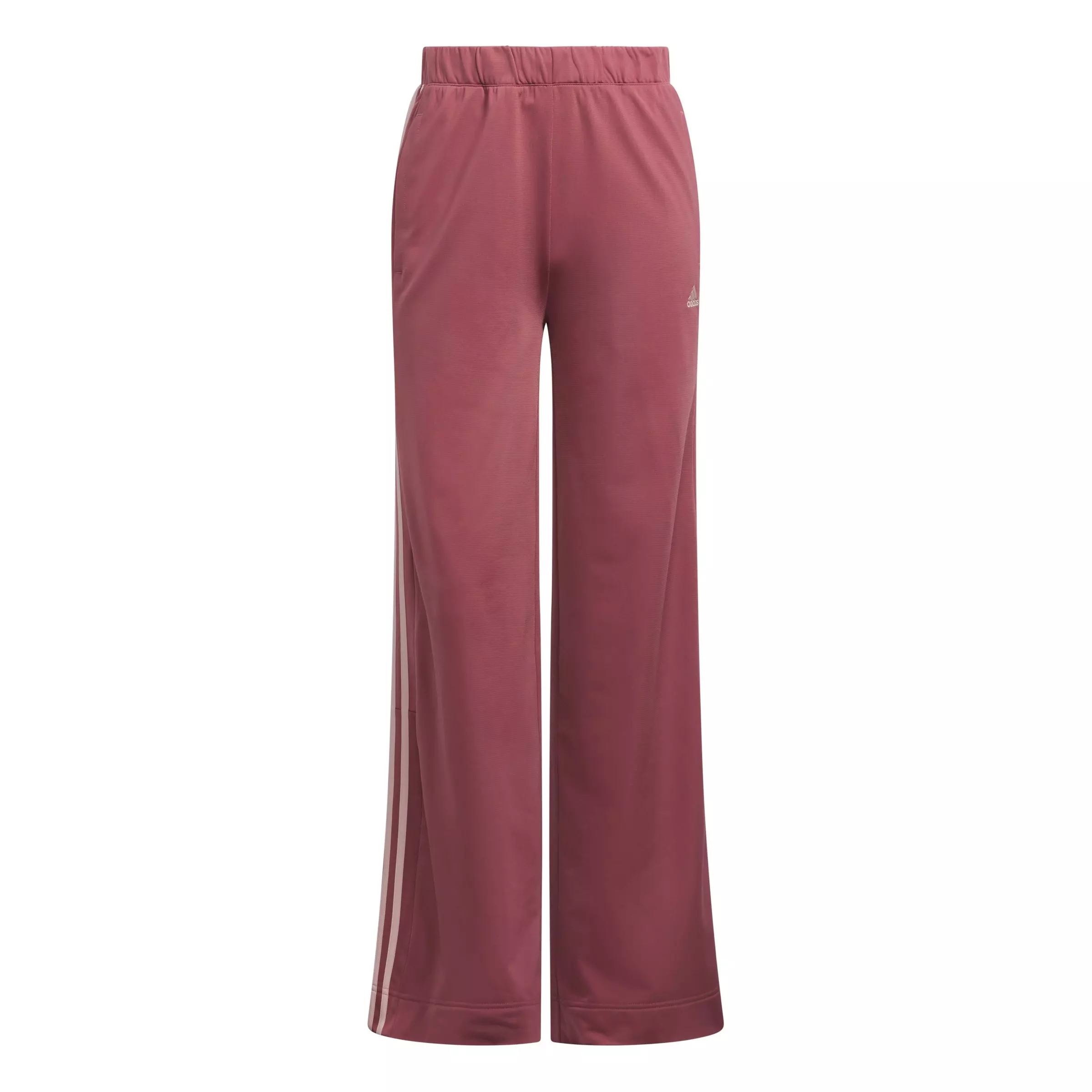 adidas Women's Essentials Colorblock Tricot Pants-Red - RED