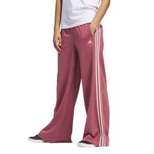 adidas Women's Essentials Colorblock Tricot Pants-Red