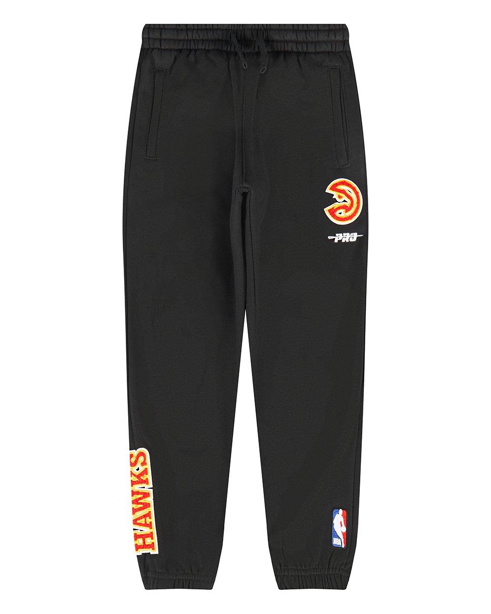 Pro Standard Little Boys' NBA Atlanta Hawks Classic Fleece Sweatpants - Black - BLACK Thumbnail View 1